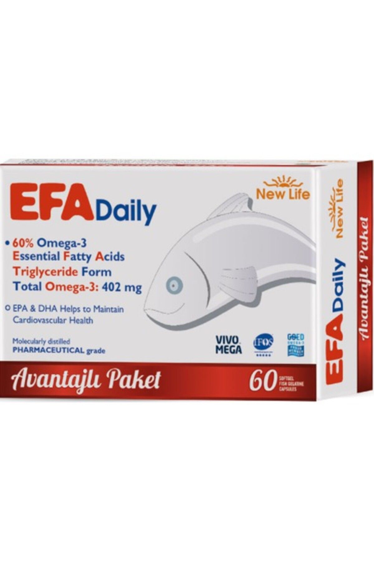 New Life Efa Daily 60 Kapsül
