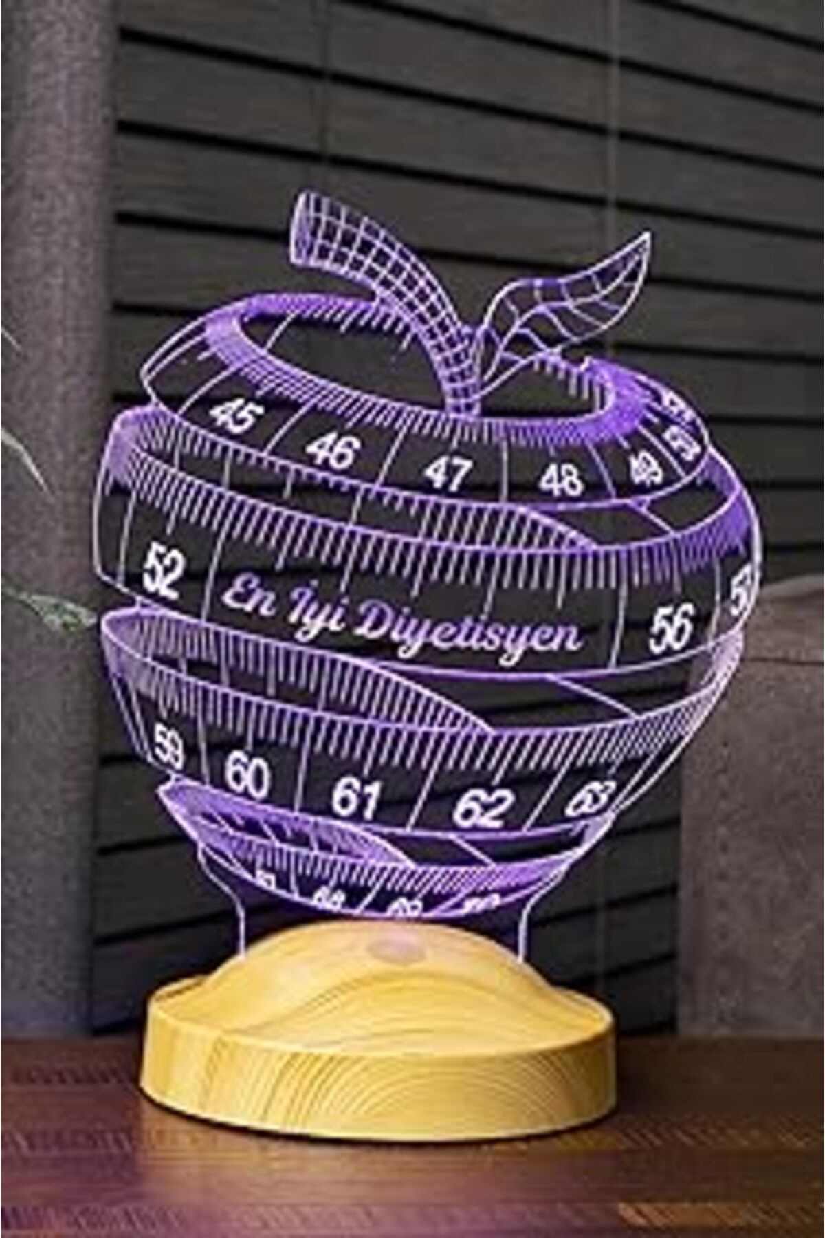 karadağsb Sevgilambası Diyetisyenler Günü Hediyesi, Diyetisyen İçin Hediye, Beslenme Uzmanı Hediyesi, 3D 3 Bo