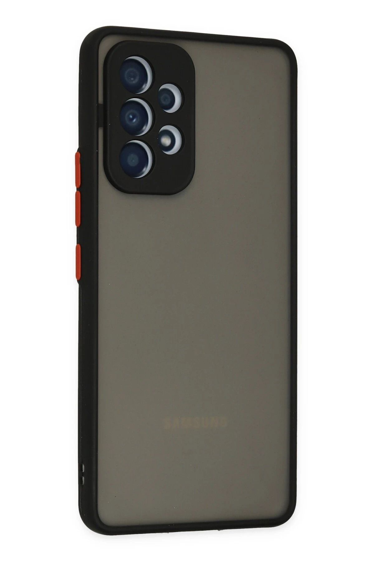 NewFace Samsung Galaxy A23 4G Kılıf Montreal Silikon Kapak - Siyah BSTMY