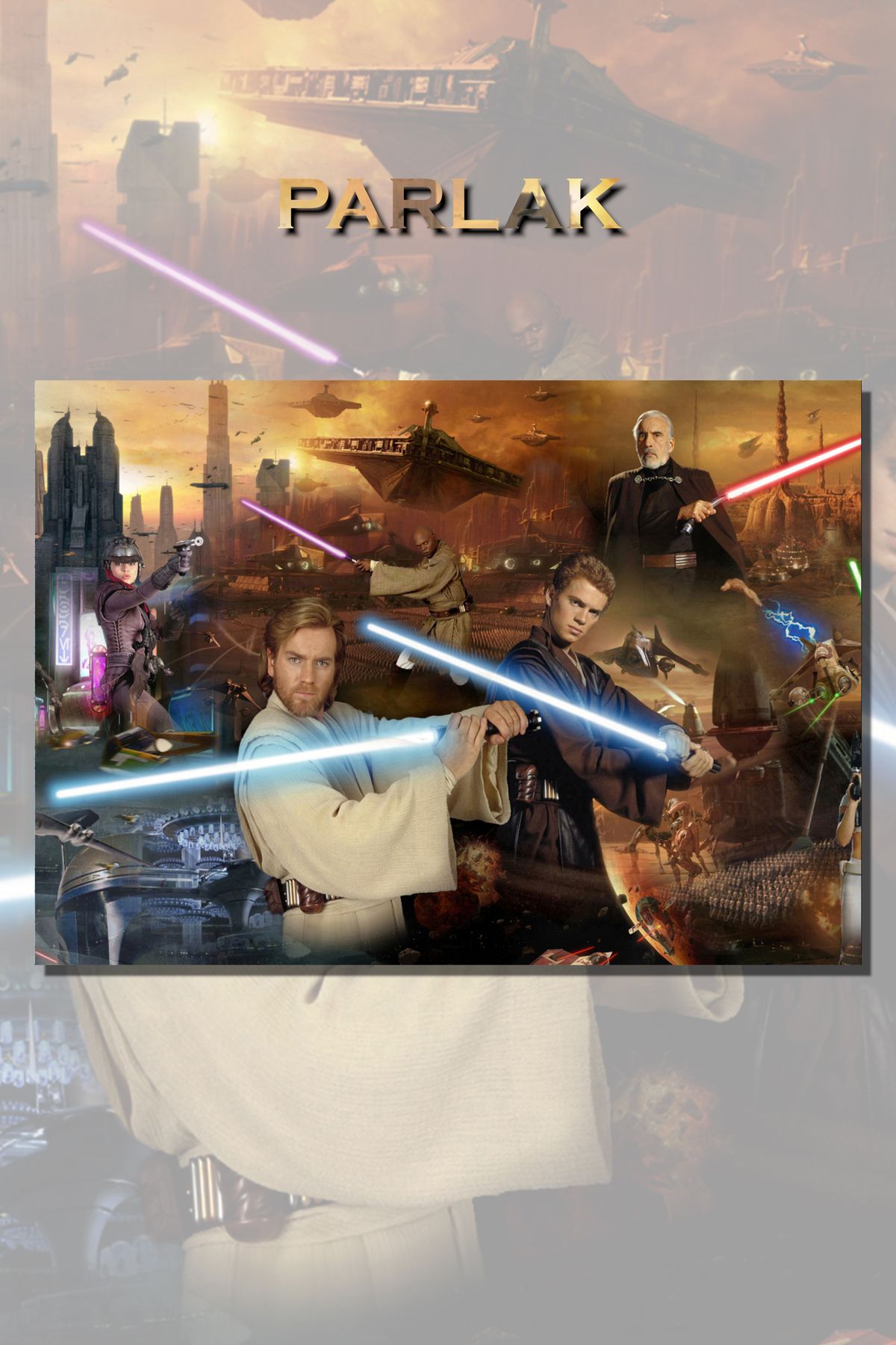 CALLWOOD Star Wars Çerçevesiz Film Tablo,Poster - Duvar Kağıdı Yüksek Kaliteli Baskı