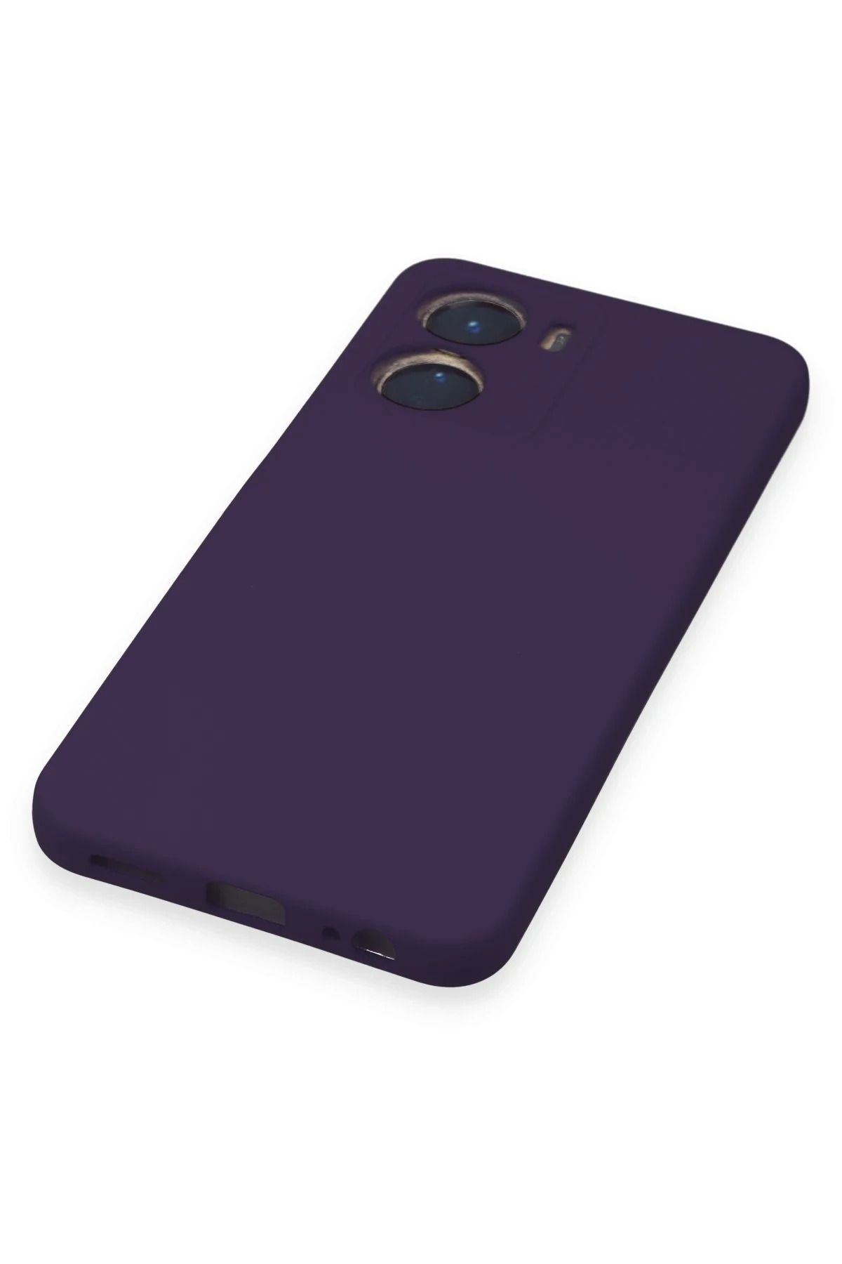 NewFace Vivo Y16 uyumlu Nano içi Kadife Silikon - Mor BSTMY