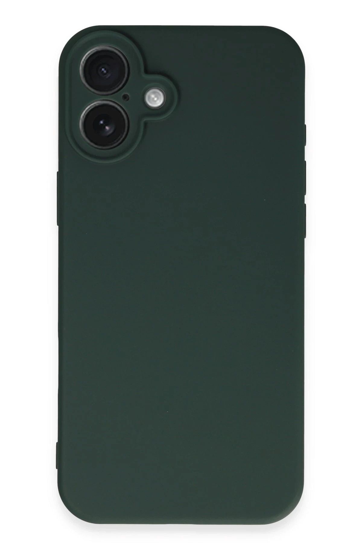 NewFace iPhone 16 Plus Kılıf First Silikon - Koyu Yeşil BSTMY