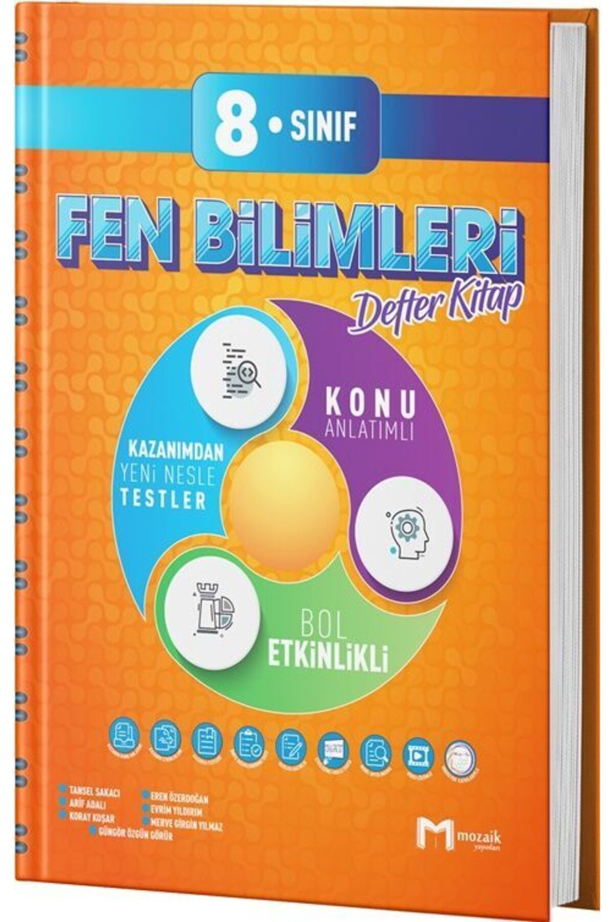 Mozaik Yayınları Mozaik Yayınları 8. Sınıf Fen Bilimleri Defter Kitap