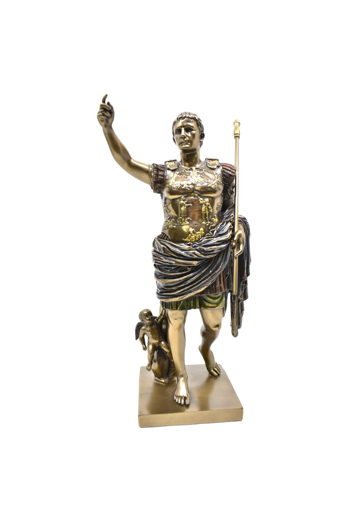 AYDINARTSHOP Veronese Augustus Heykeli – Antik Roma İmparatoru Figürü