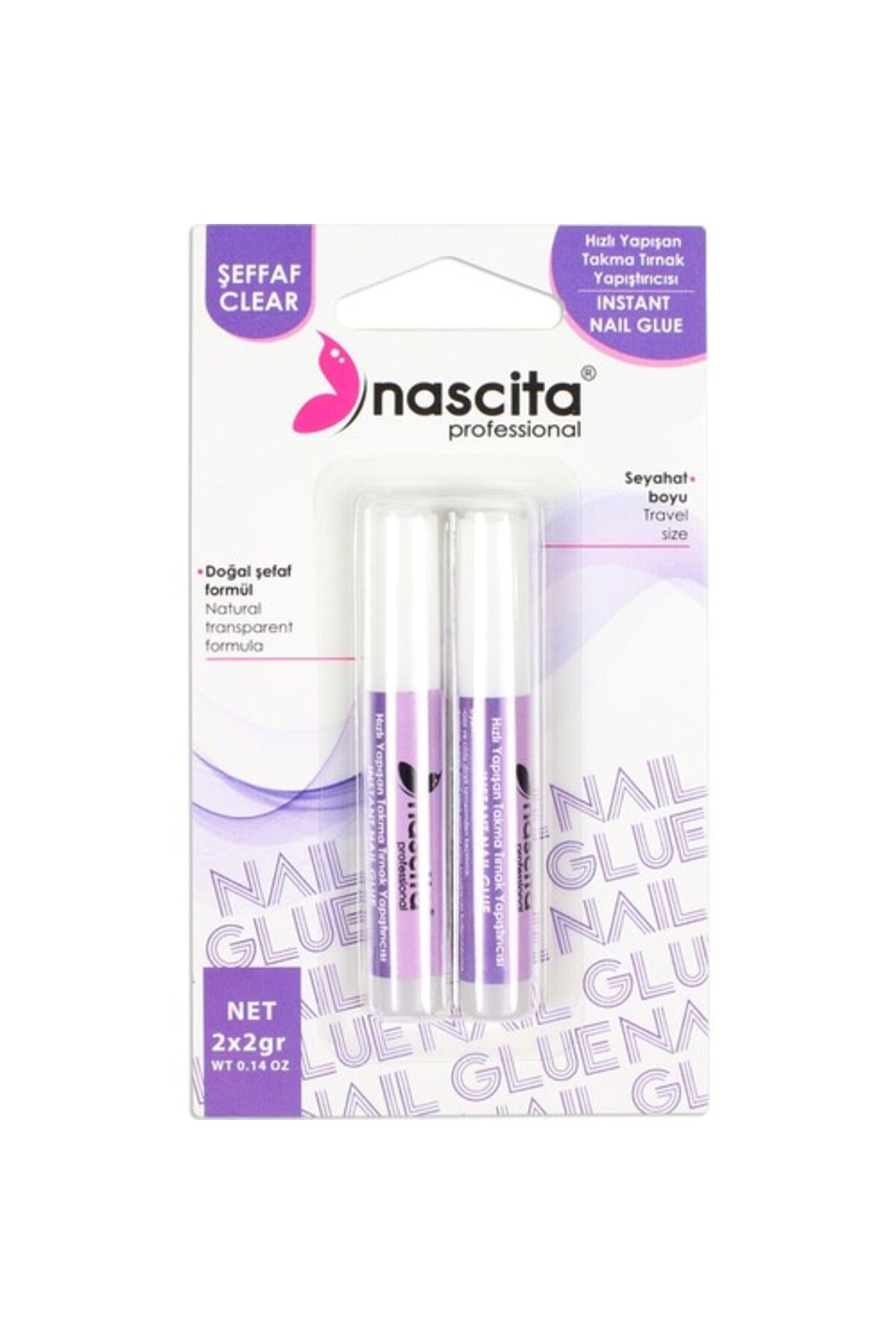nascita Nascıta Nasnaılglue05 Pembe Takma Tırnak Yapıştırıcı
