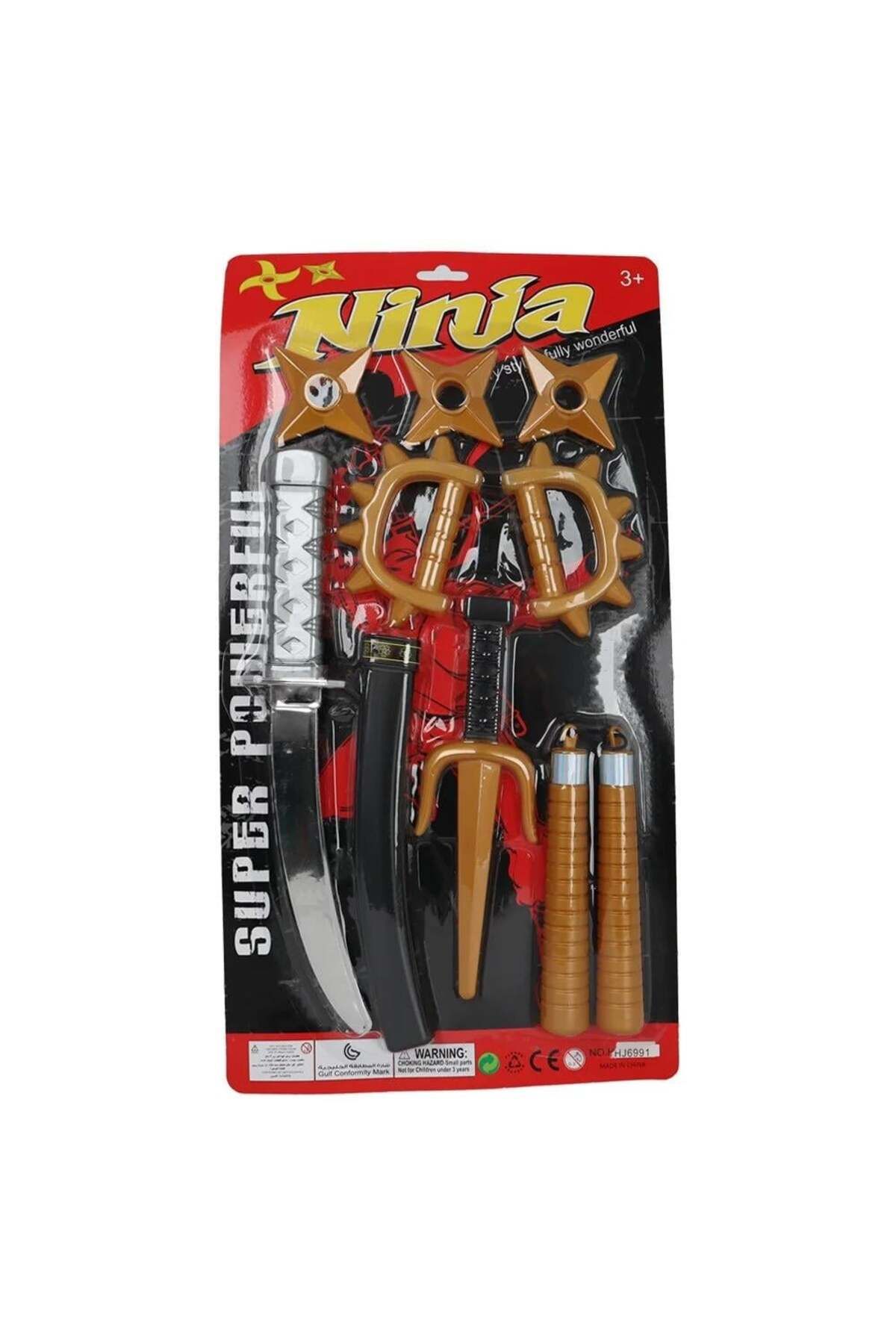 FELİTE Büyük Ninja Set Oyuncak Erkek Çocuk Kartela Oyun Seti