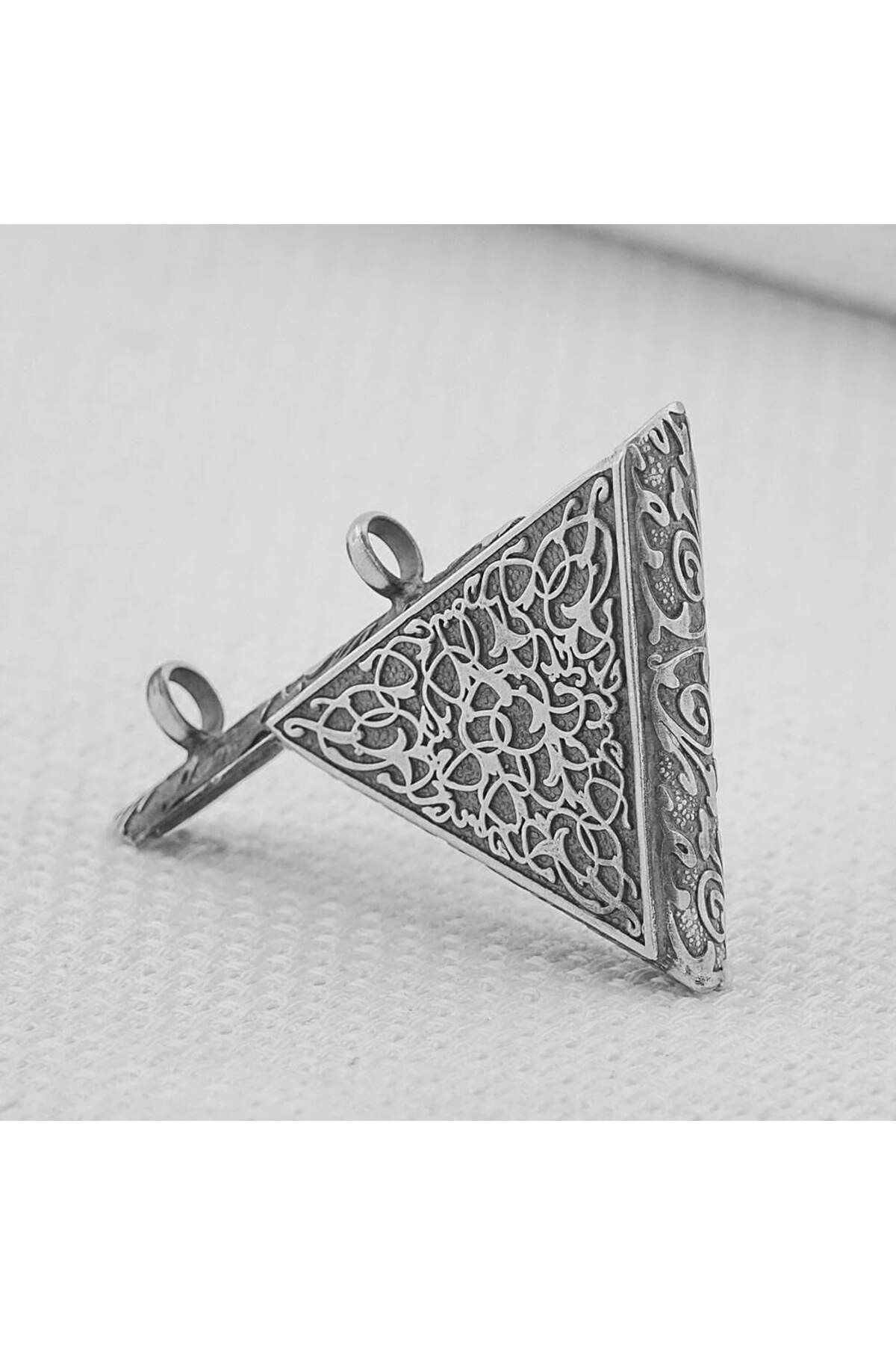 MODA925 925 Ayar Gümüş Cevşen Muska Kabı Kolye Ucu