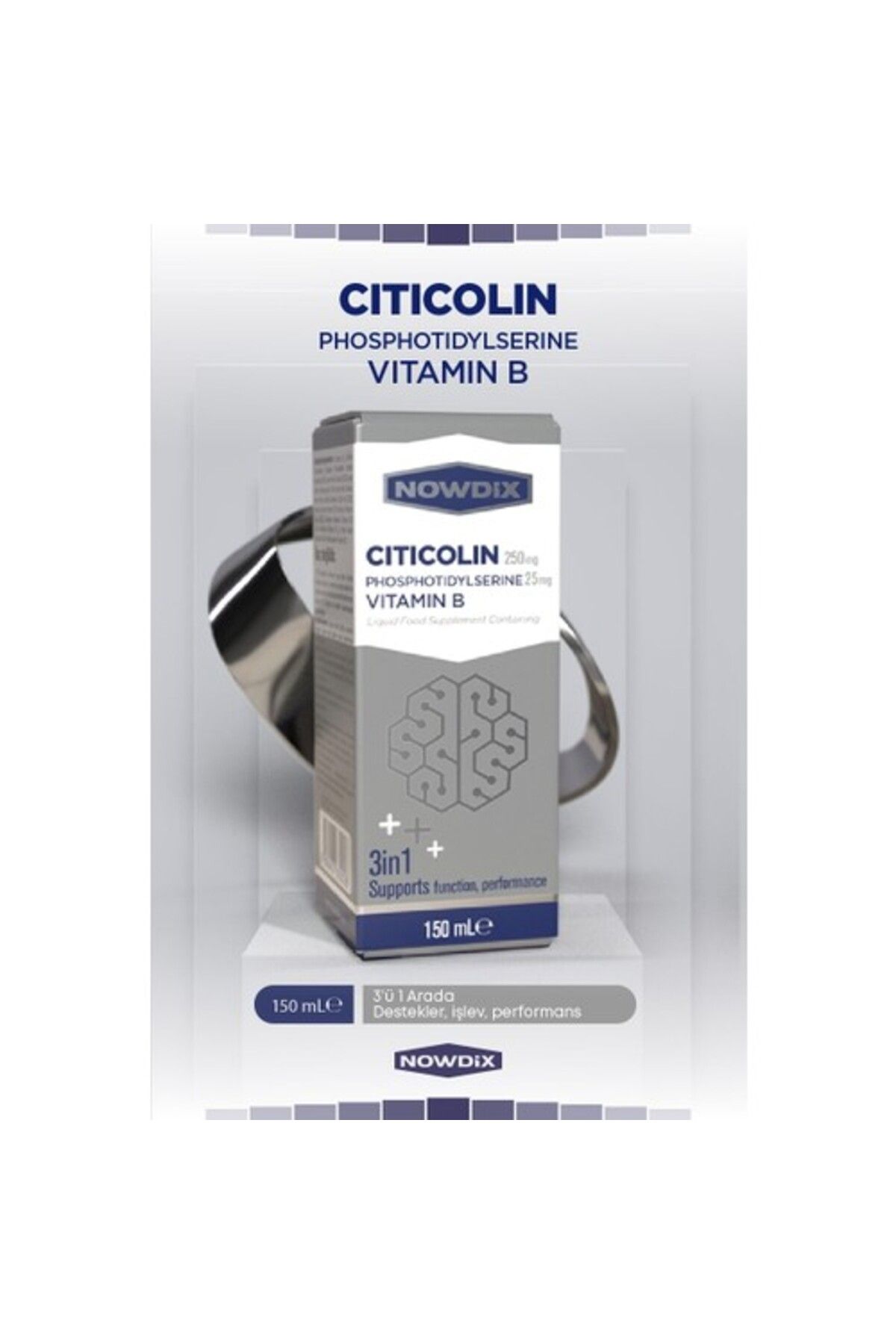 Nowadays Nowdix Sitikolin Fosfotidilserin 150 Ml