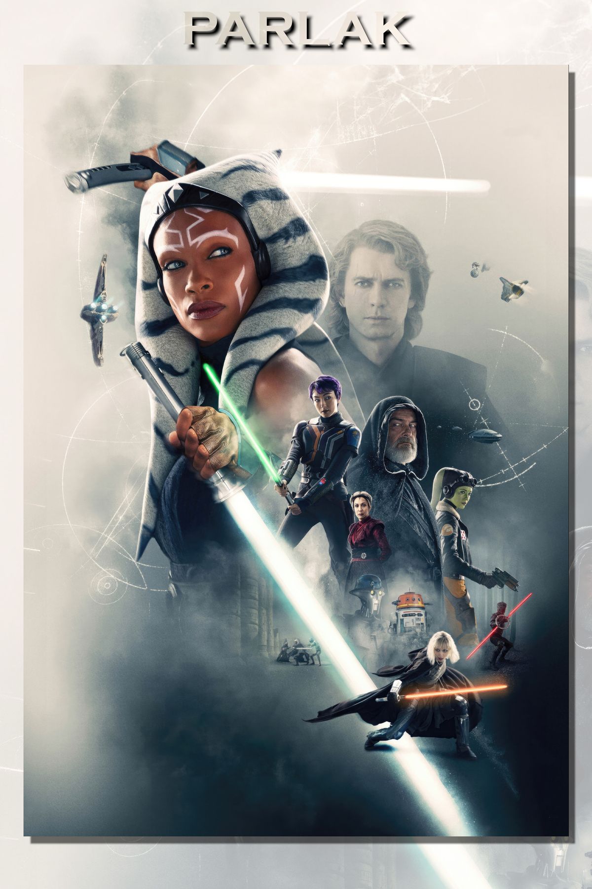 CALLWOOD Star Wars Çerçevesiz Film Tablo,Poster - Duvar Kağıdı Yüksek Kaliteli Baskı