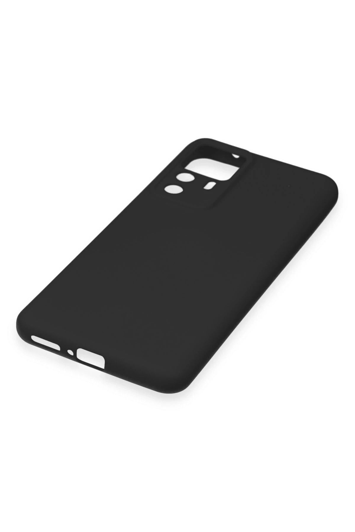 NewFace Xiaomi Mi 12T Pro Uyumlu Kılıf Nano içi Kadife Silikon - Siyah BSTMY