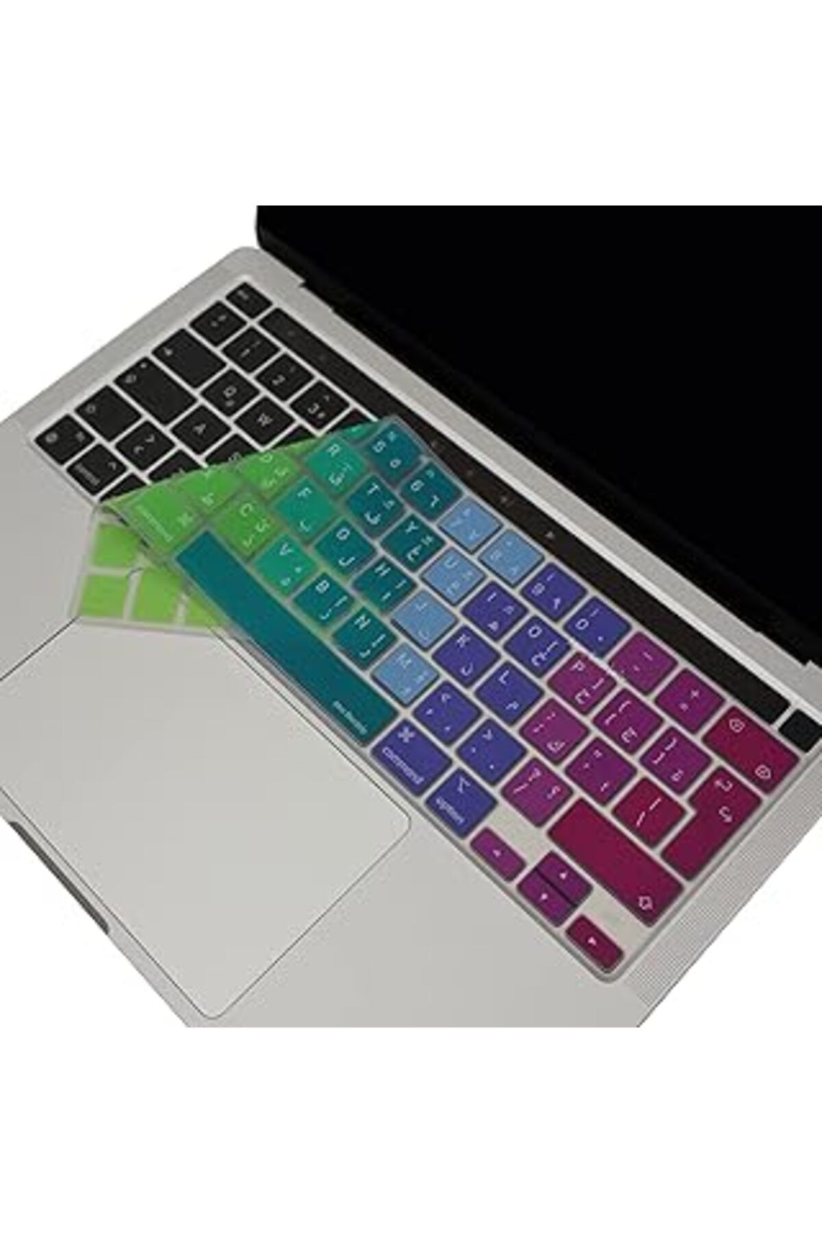 DENİZBİLİŞİM Mcstorey Arapça Klavye Macbook Pro Kılıf M1-M2, 13Inç (Touchbarlı) A2338 A2289 A2251 A2141 Uk Enter