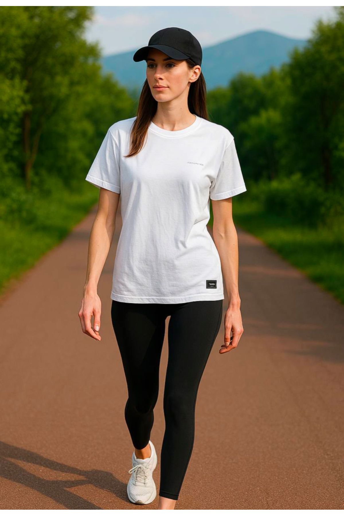 novalook Yanı Şeritli Tayt/T-shirt Takım