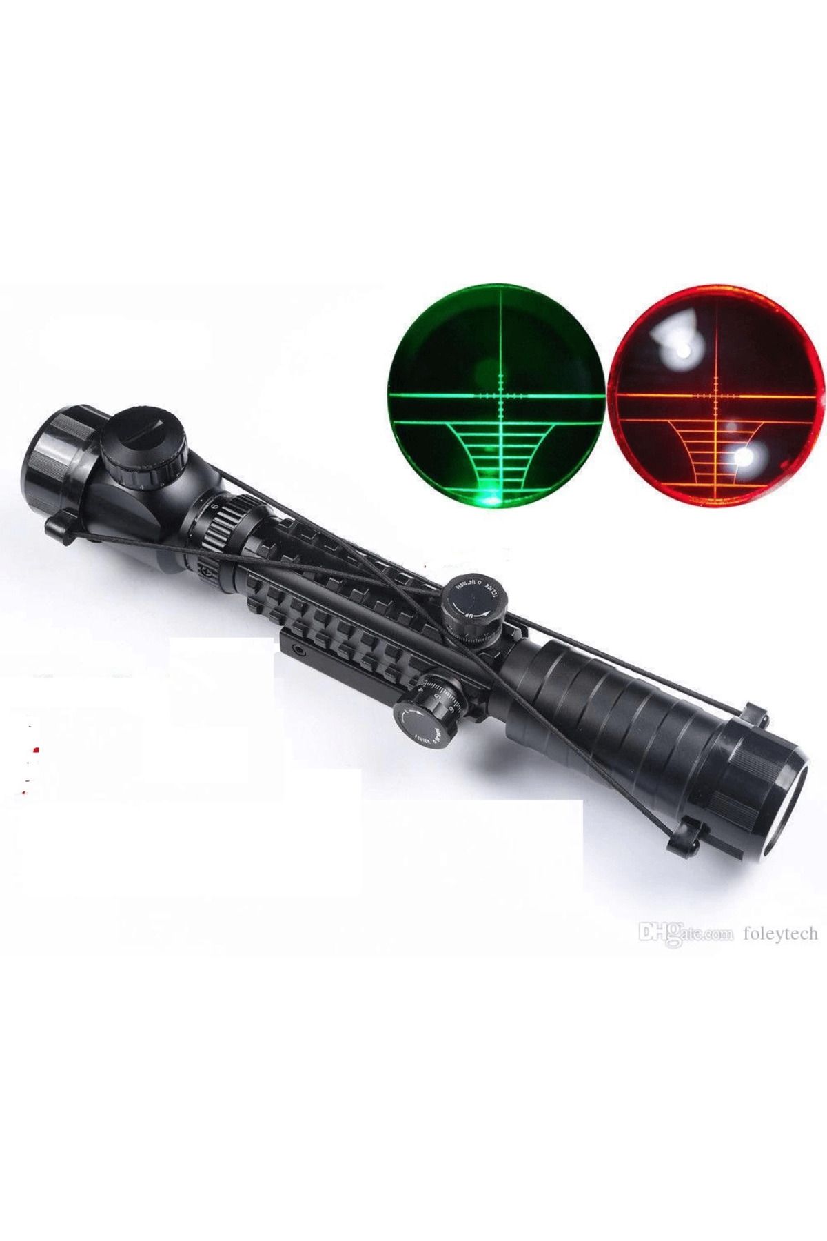 OEM 3-9x32 Eg Zoomlu Av Tüfeği Dürbünü Çift Işık Kaynaklı