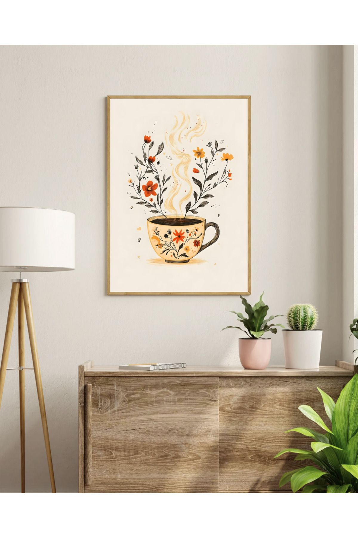 woodhomeworks tek li salon ofis dekor tablo