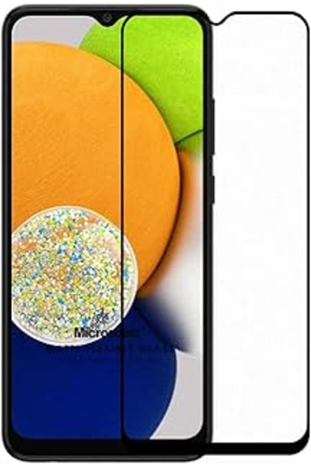 jupiter global bazaar Microsonic Samsung Galaxy A03 Seramik Matte Flexible Ekran Koruyucu Siyah