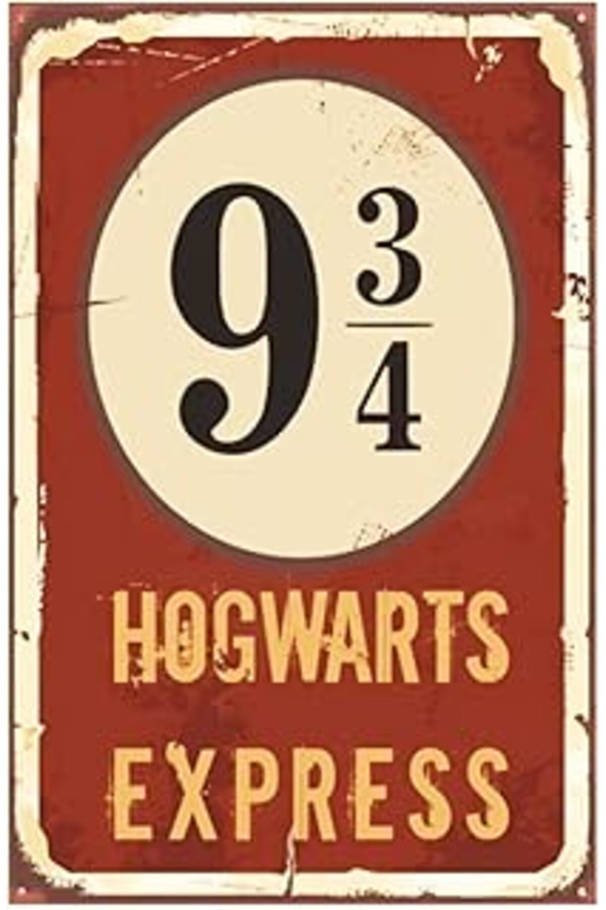 karadağsb Dekolia Hogwarts Express Retro Vintage Drtr0106 Ahşap Mdf Tablo