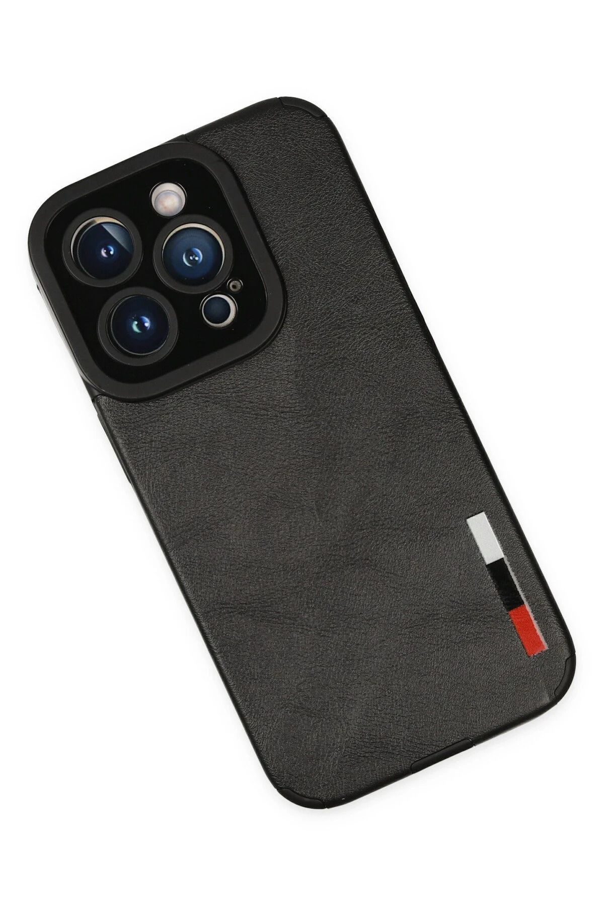 NewFace iPhone 14 Pro Kılıf Loop Deri Silikon - Siyah BSTMY