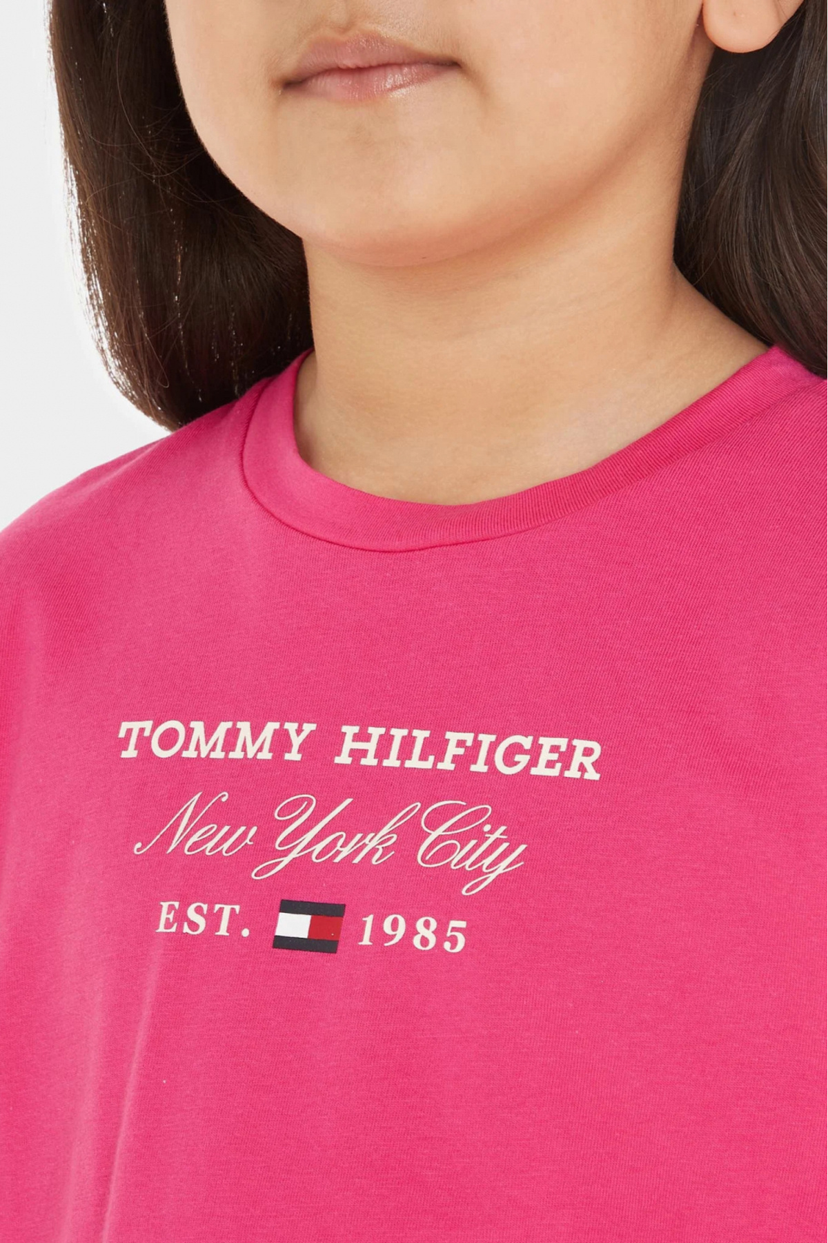 Tommy Hilfiger-Bluza copii Tommy Hilfiger KG0KG07643 Fucsia 98 CM 3