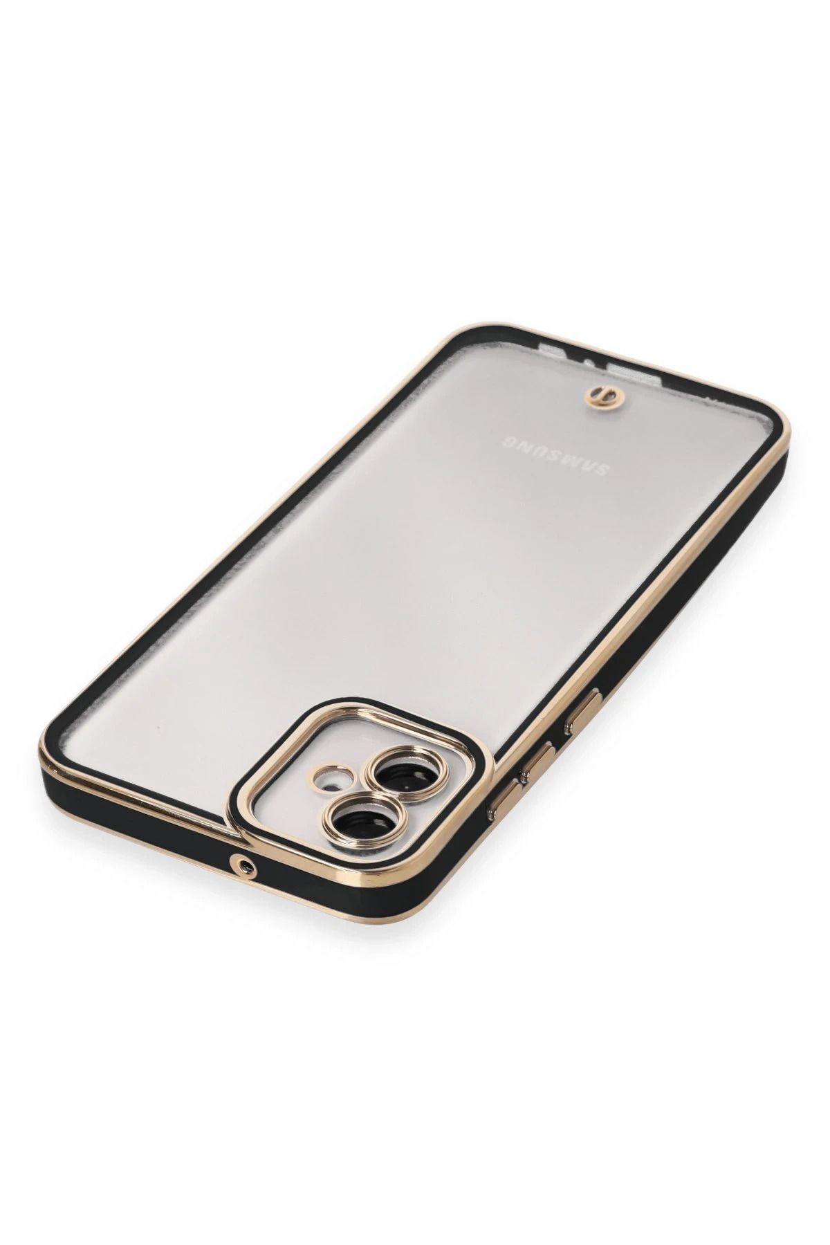 NewFace Samsung Galaxy A04E Kılıf Liva Lens Silikon - Siyah GLSTD