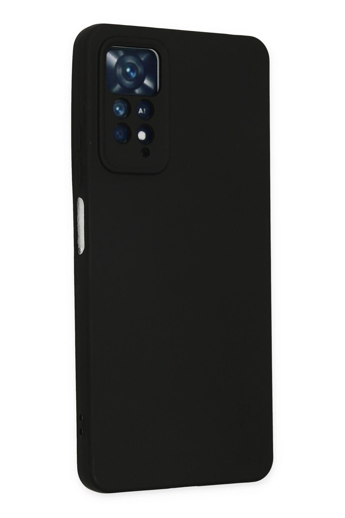 NewFace Xiaomi Redmi Note 11 Pro Kılıf Nano içi Kadife Silikon - Siyah BSTMY