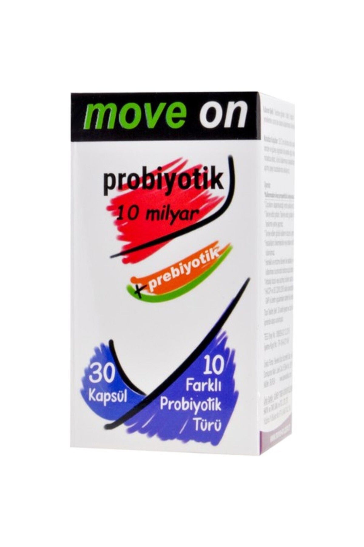 Move On Probiyotik 10 Milyar Probiyotik 30 Kapsül