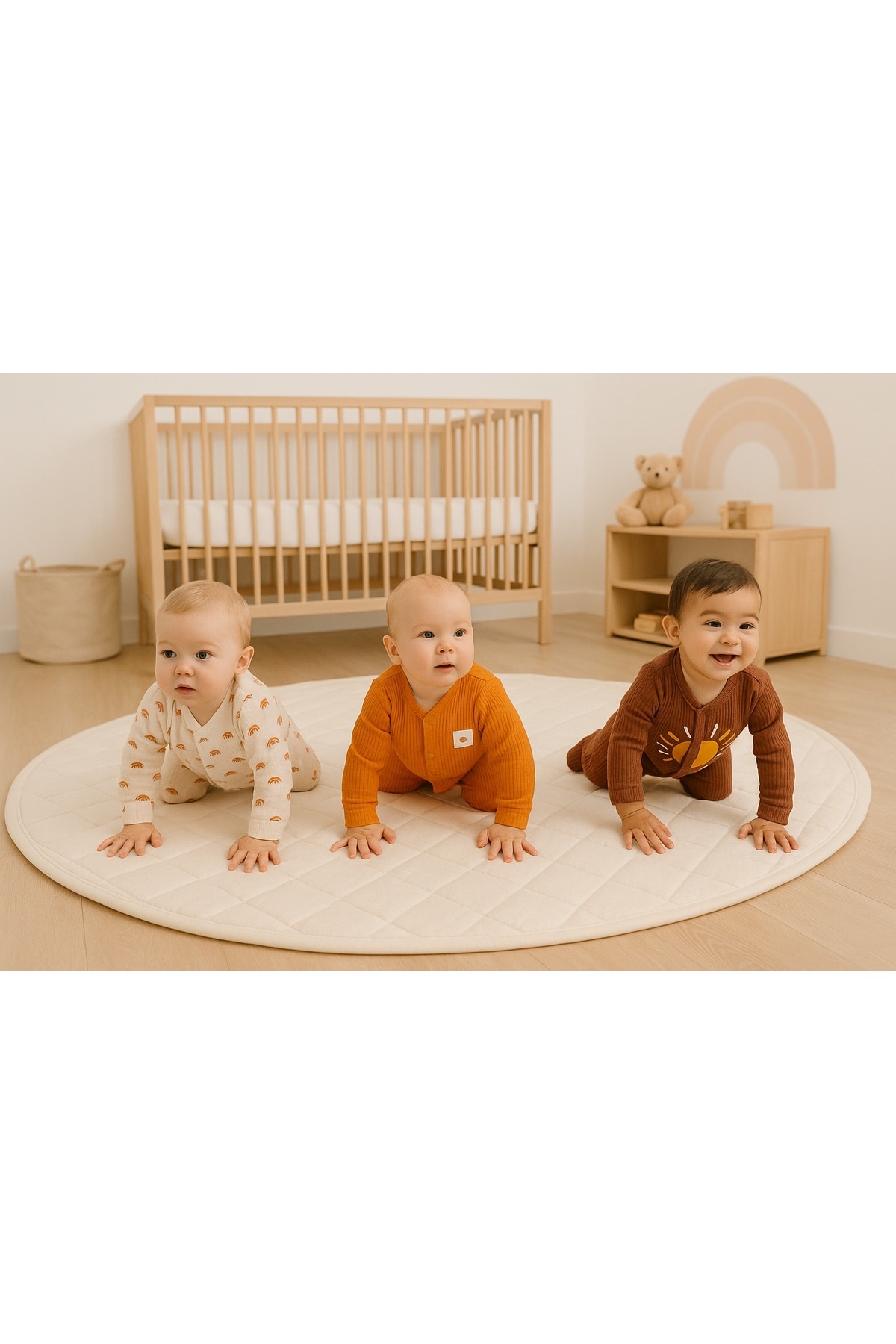 Fabble Kids-Fabble Patterned 3-Piece Jumpsuit Set 1