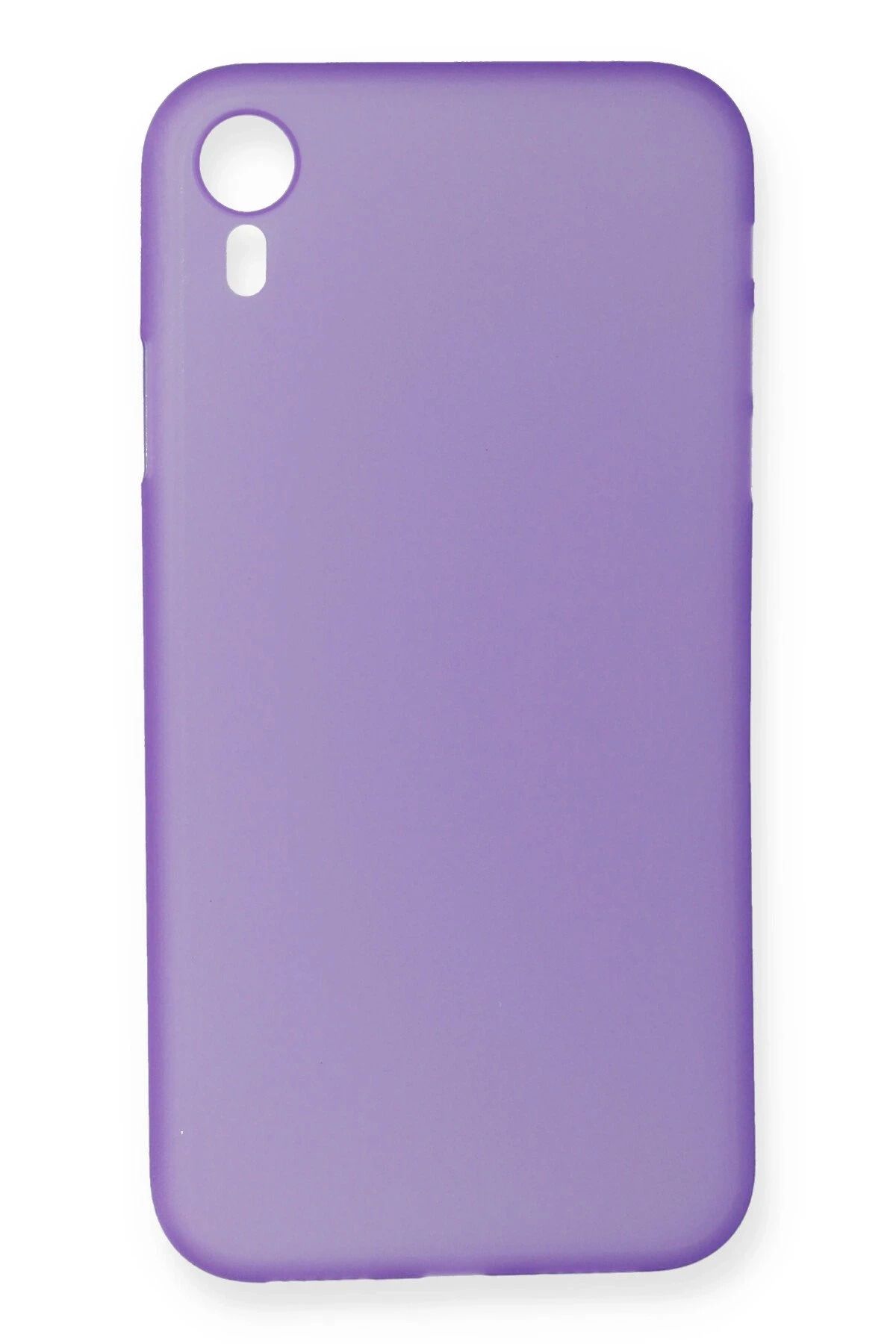 NewFace iPhone XR Kılıf PP Ultra İnce Kapak - Mor BSTMY