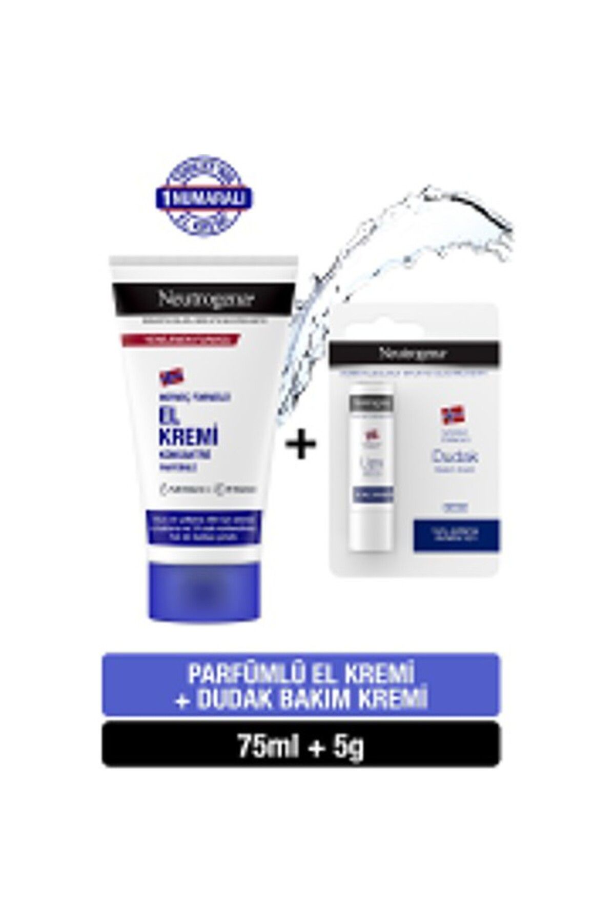 Neutrogena El Kremi Parfümlü 75Ml + Dudak Bakım Kremi Spf20 5Gr