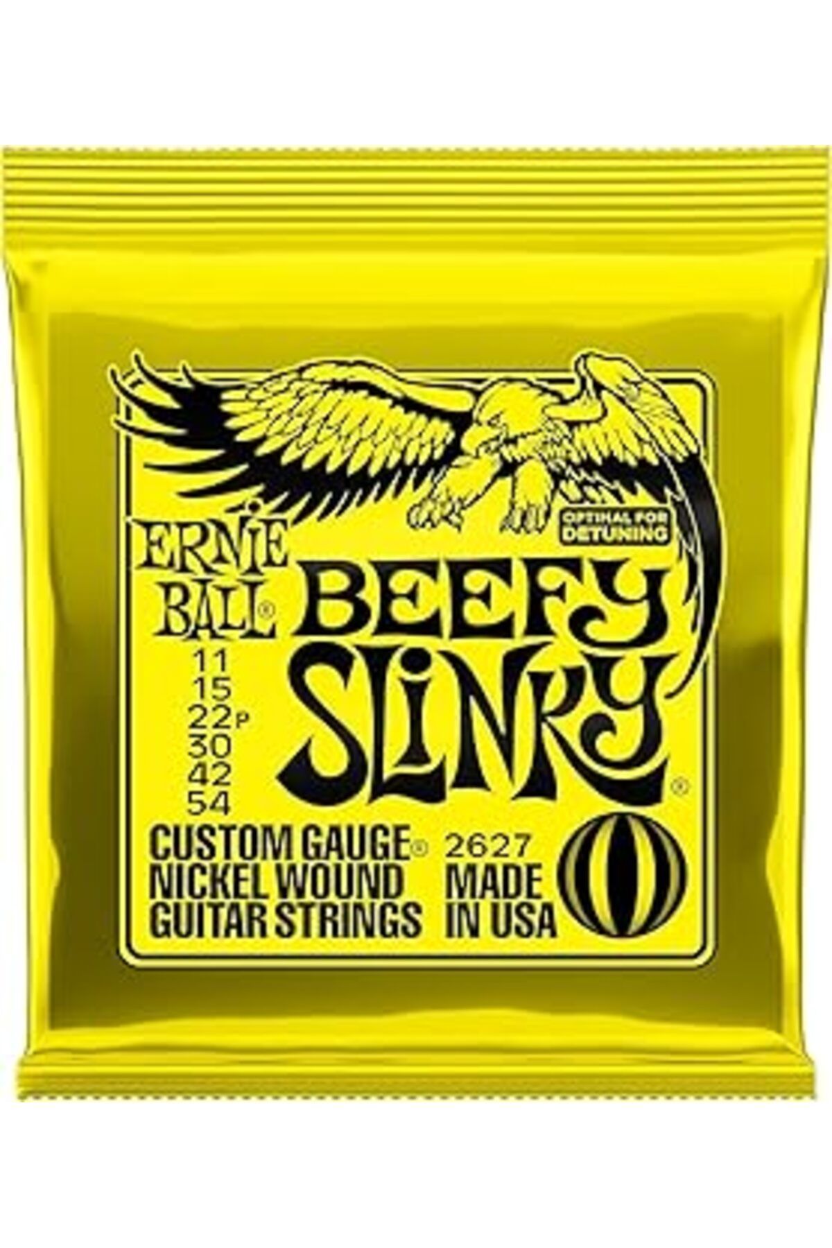 Pazarcan Ernie Ball Beefy Slinky Nickel Wound Electric Guitar Strings - 11-54 Gauge