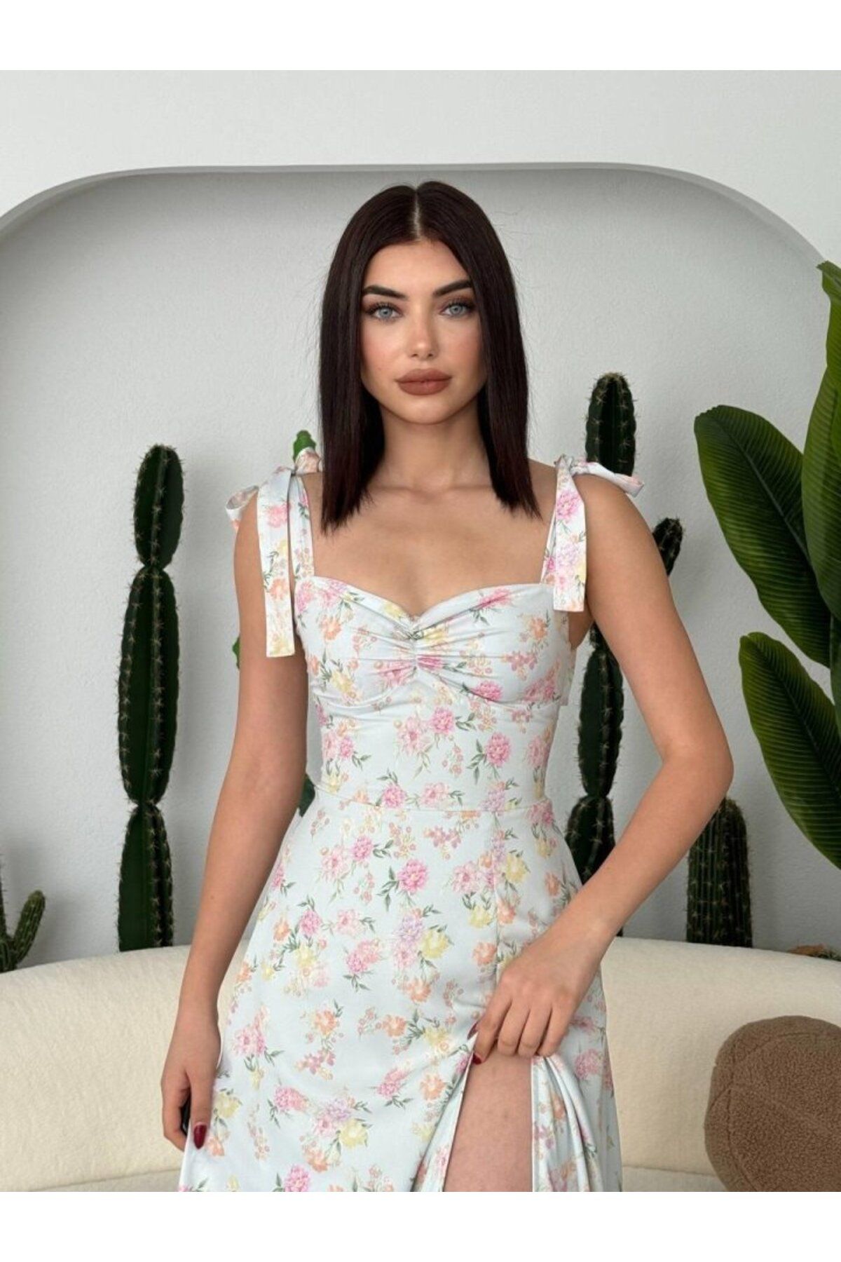 ARUZ MODA Sinero Midi Elbise