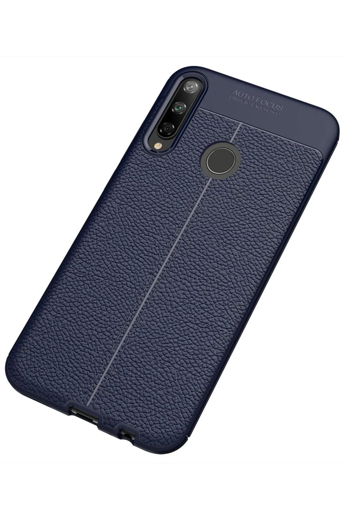 NewFace Huawei P40 Lite E Kılıf Auto Focus Kapak - Lacivert BSTMY