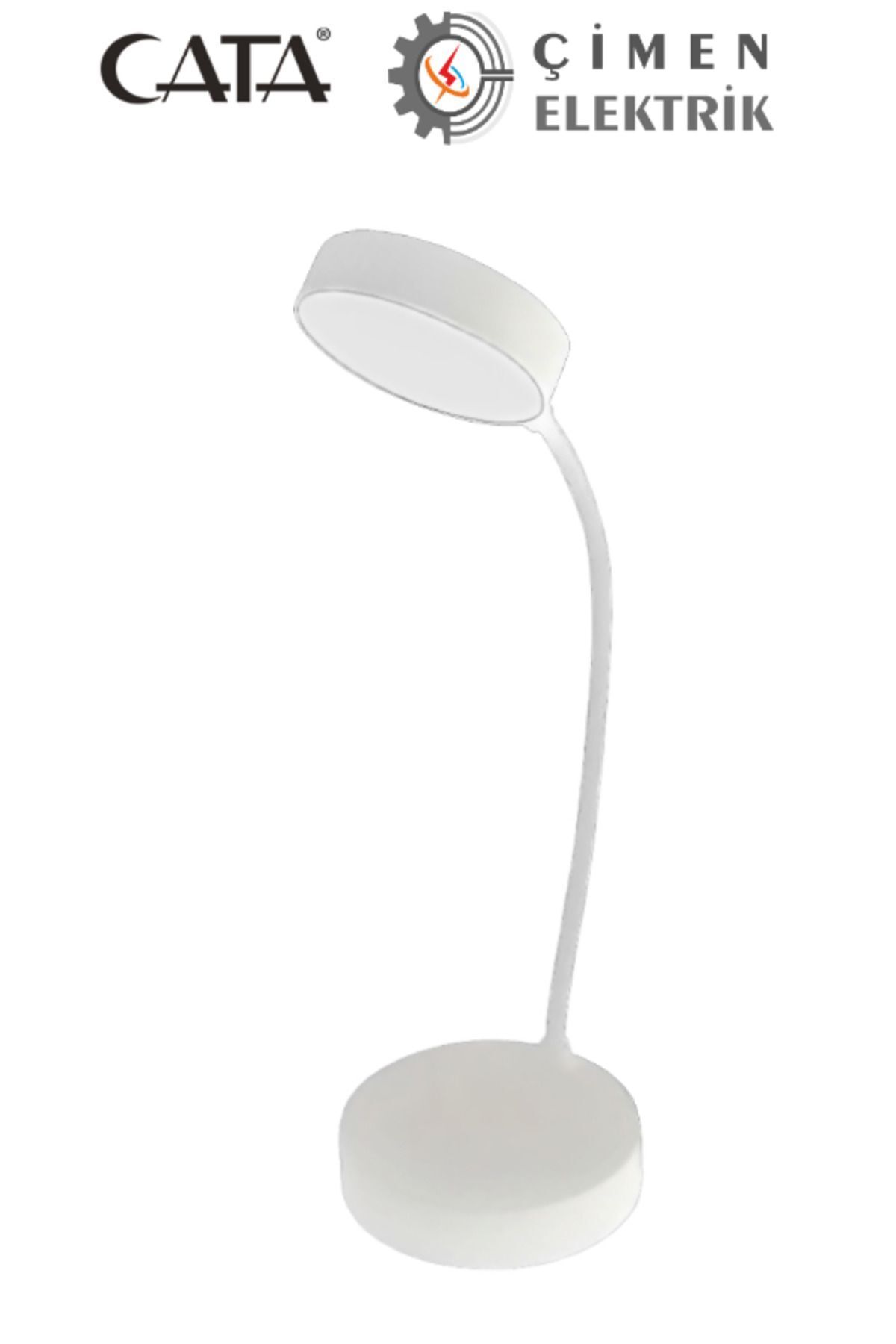 Cata CT 8440 Beyaz Kasa Dokunmatik 3 Renk Berlin Masa Lambası 2.5W
