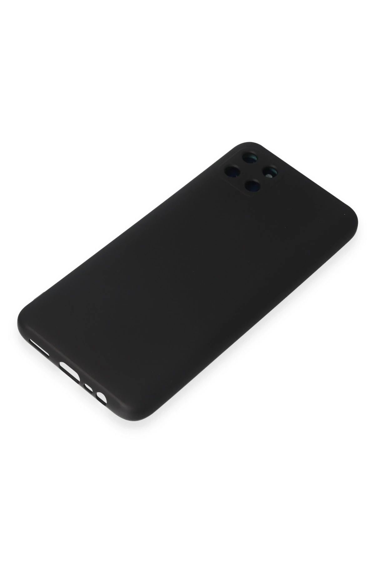 NewFace Realme C11  uyumlu Kılıf Nano içi Kadife Silikon - Siyah BSTMY