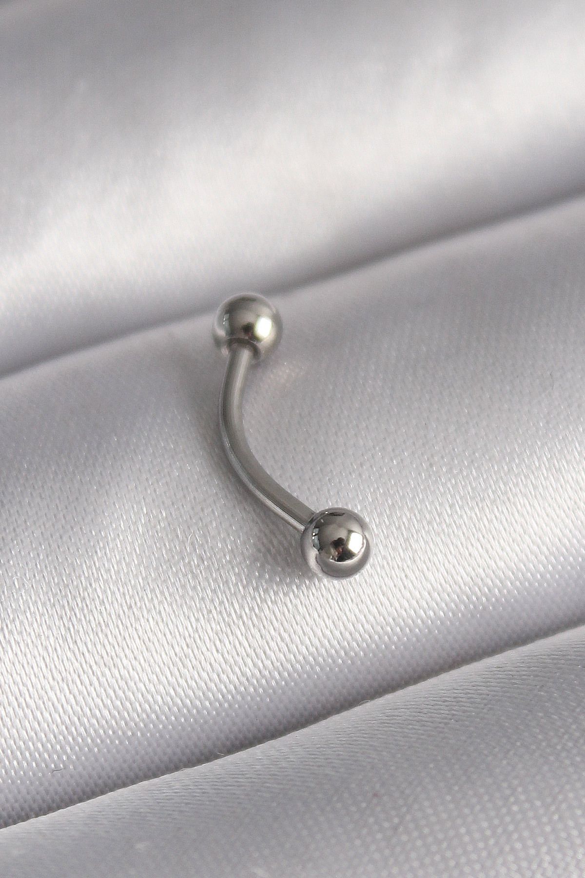 robotrend 316L Çelik Gümüş Renk Topçuk Model Piercing