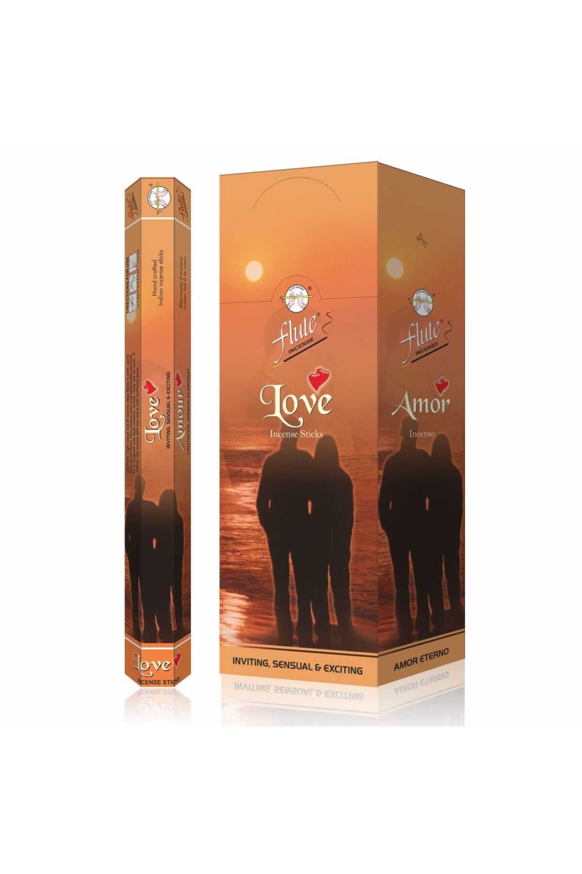 Flute ÇUBUK TÜTSÜ AŞK HEXA (LOVE) 6*20=120 ÇUBUK