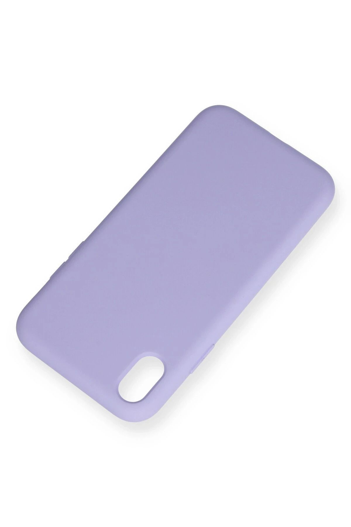 NewFace iPhone XR Kılıf Nano içi Kadife Silikon - Lila BSTMY