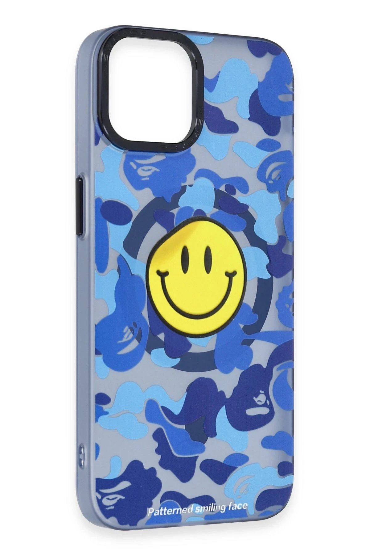 NewFace iPhone 14 Kılıf Apollo Magneticsafe Desenli Kapak - Apollo Mavi - 1 GLSTD