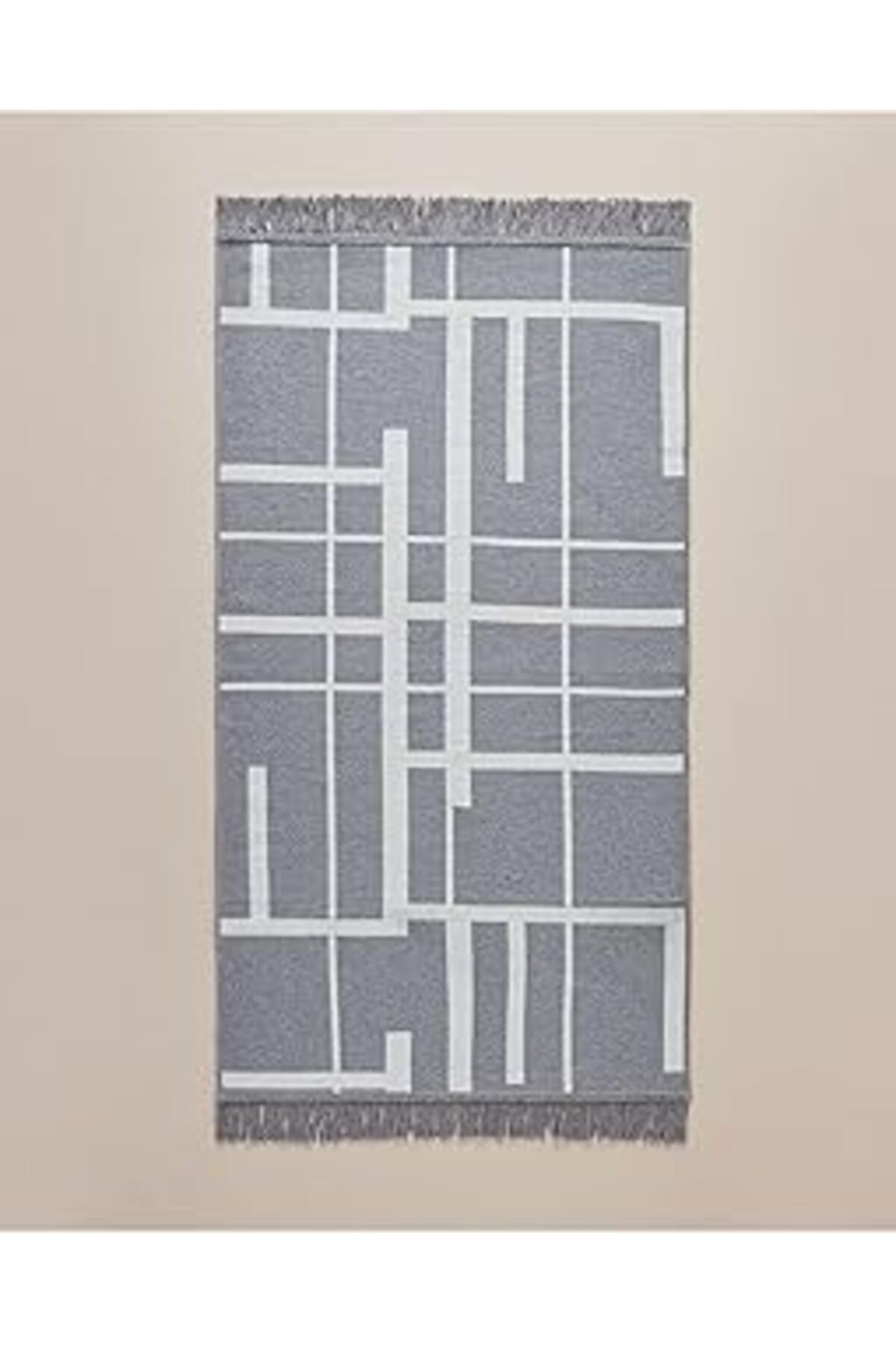 NZM TİCARET English Home Smoky Dokuma Kilim 120X180 Cm Gri