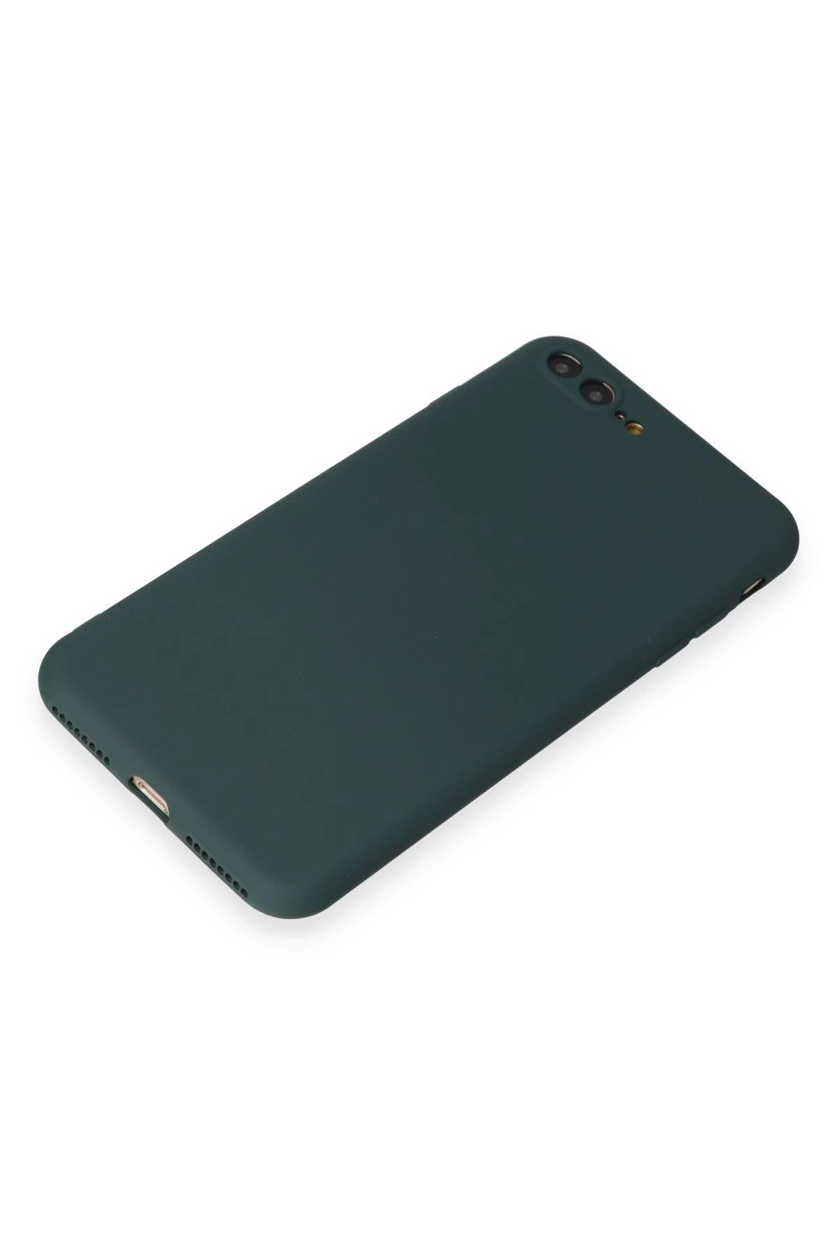 NewFace iPhone 7 Plus Kılıf First Silikon - Koyu Yeşil GLSTD