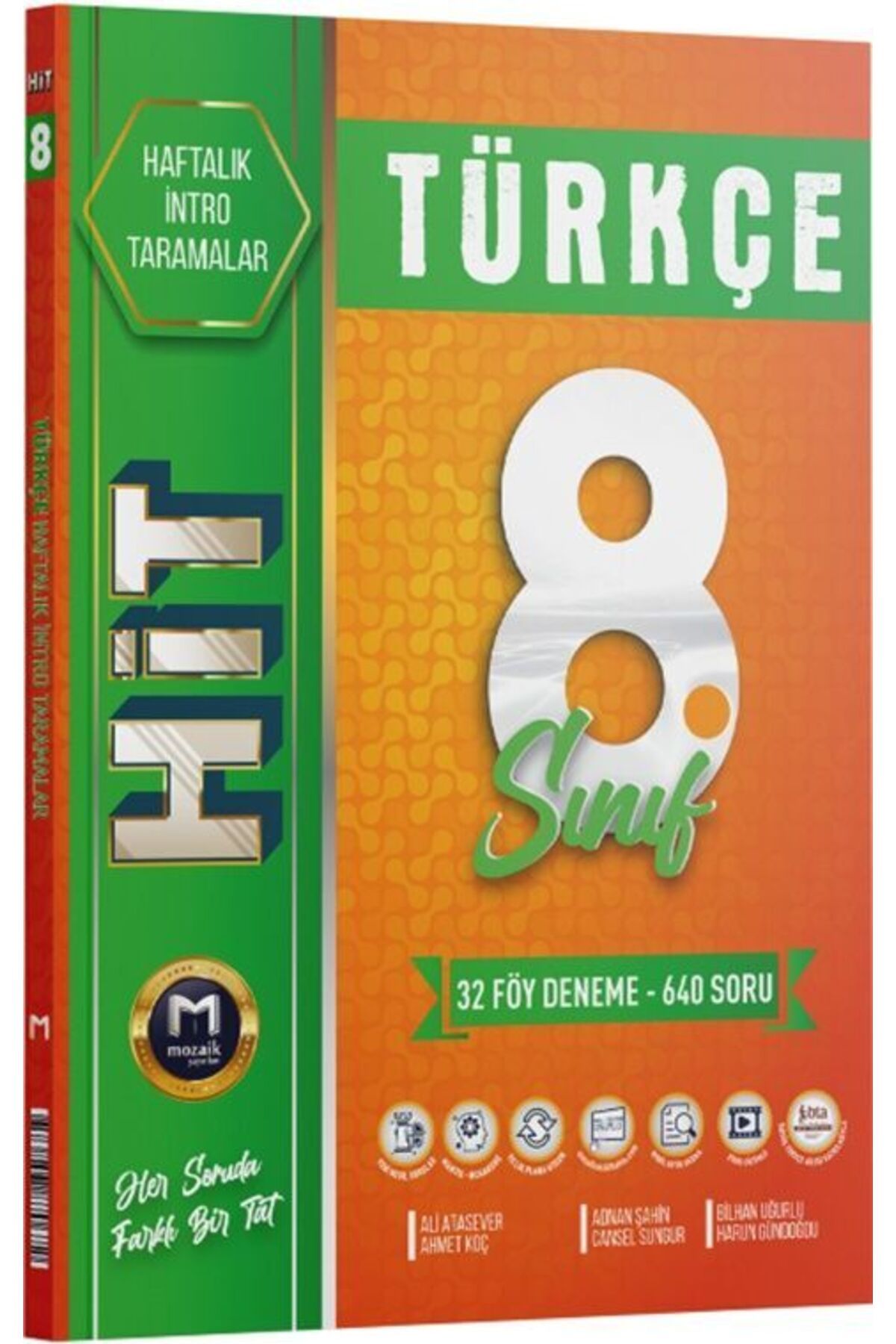 Mozaik Yayınları Mozaik Yayınları 8. Sınıf Türkçe HİT 32 Deneme