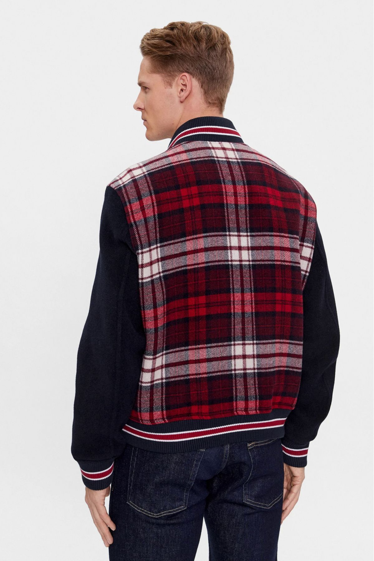 Tommy Hilfiger-Geaca Tommy Hilfiger bomber Varsity MW0MW34023 Rosu 2XL INTL 2