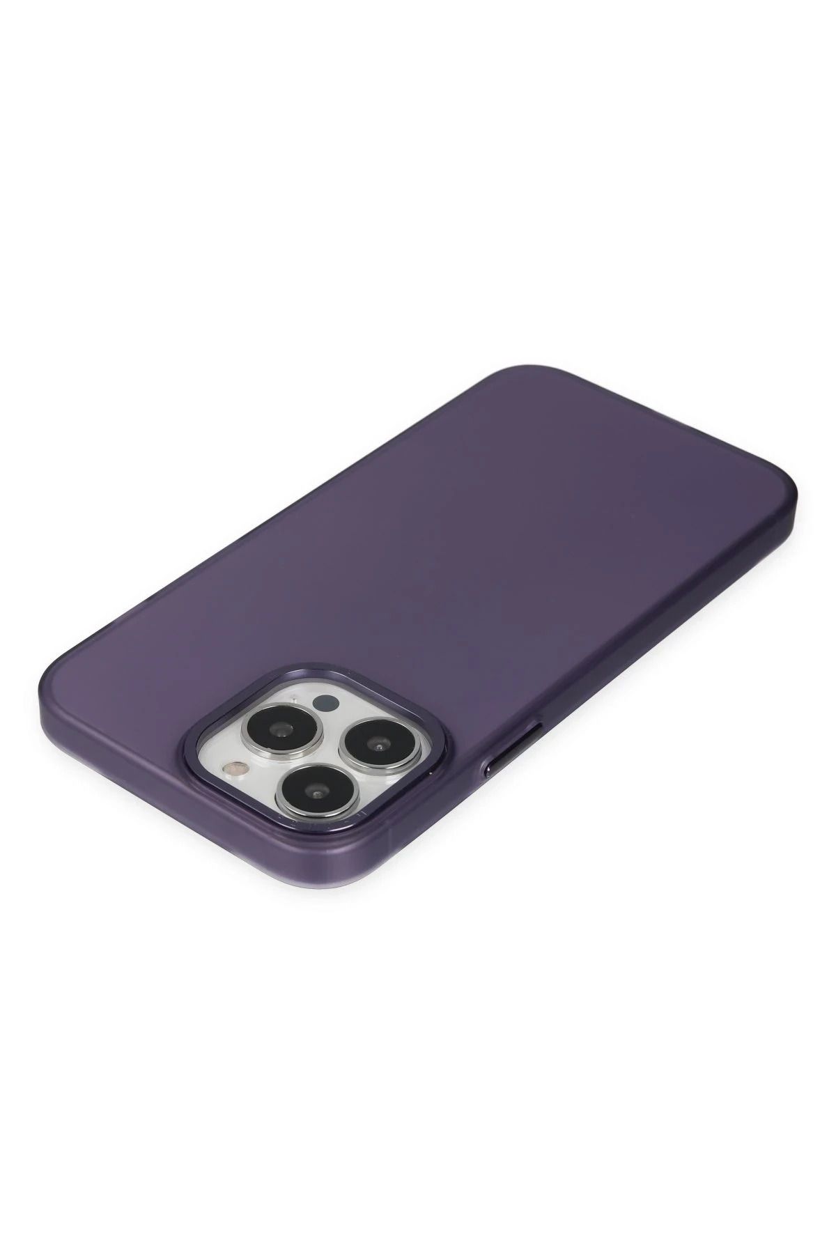 NewFace iPhone 13 Pro Kılıf Modos Metal Kapak - Derin Mor DPMAH