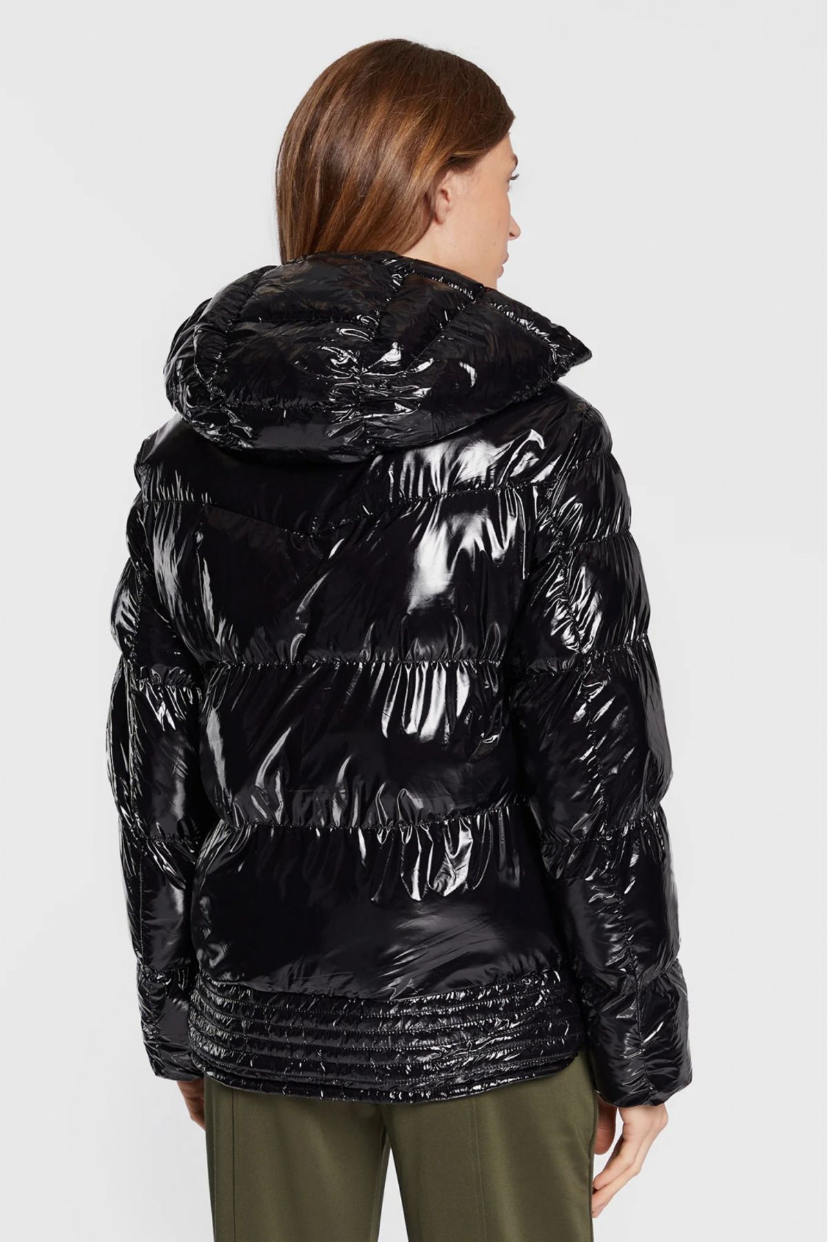 Guess-Geaca dama Guess din puf Karine W2BL44 Negru XL INTL 2