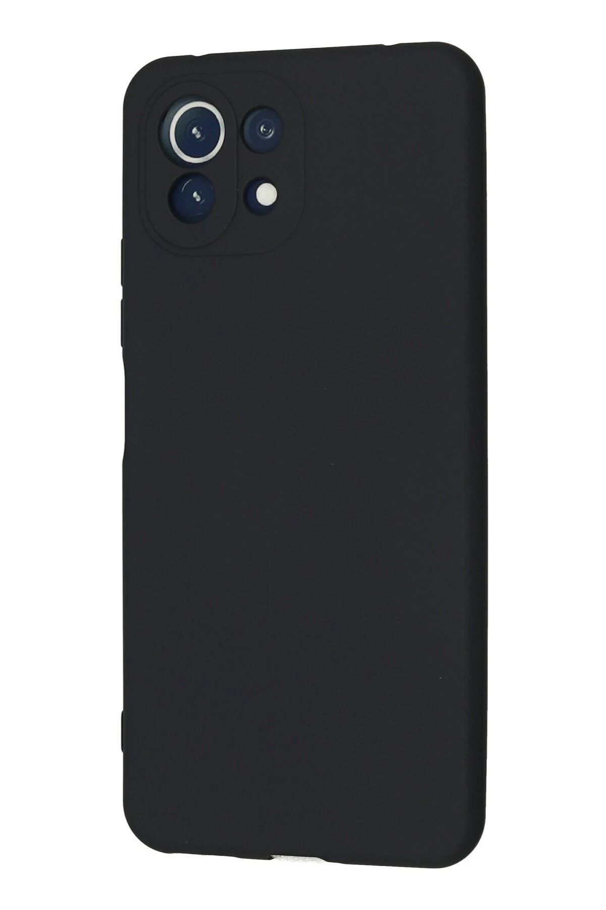 NewFace Xiaomi Mİ 11 Lite Uyumlu Kılıf Nano içi Kadife Silikon - Lacivert BSTMY