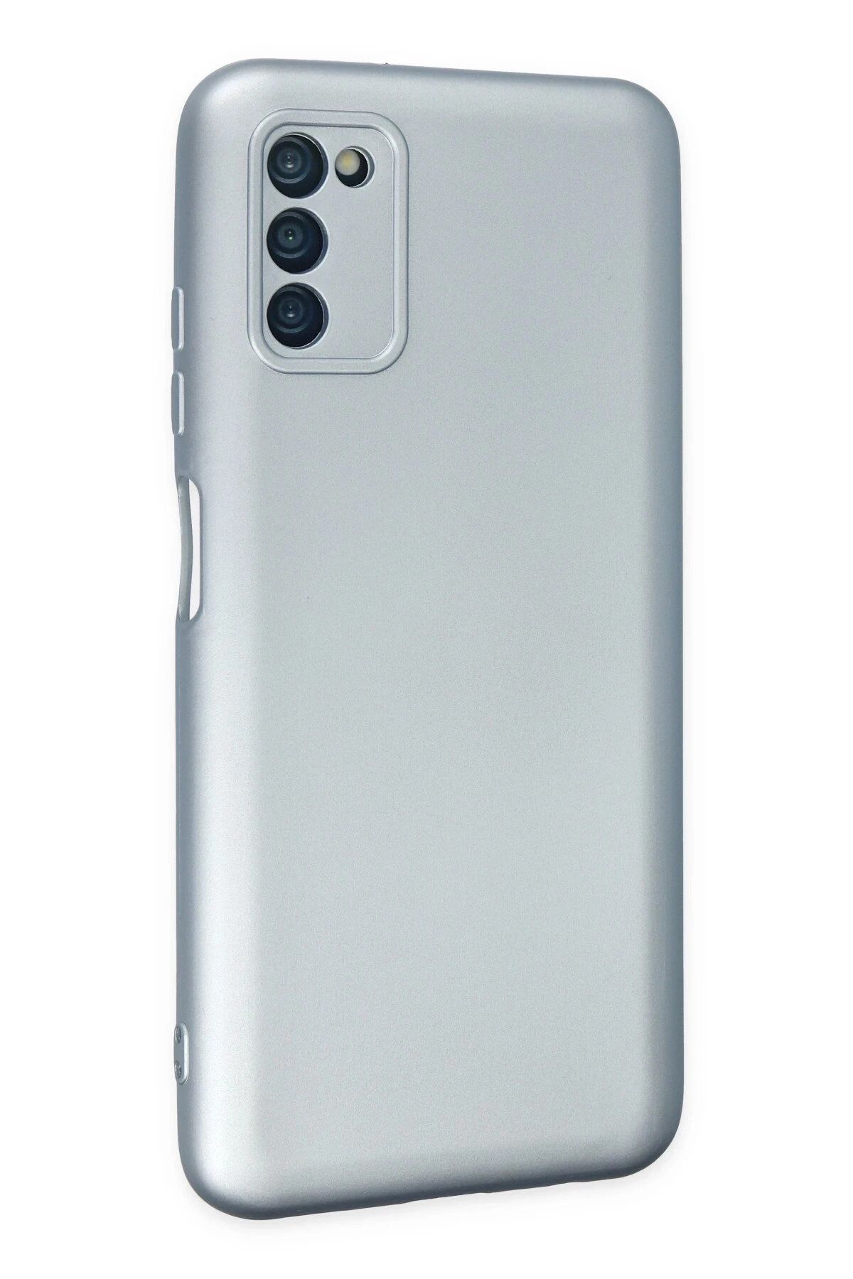 NewFace Samsung Galaxy A03S Kılıf Nano içi Kadife Silikon - Sky Blue BSTMY