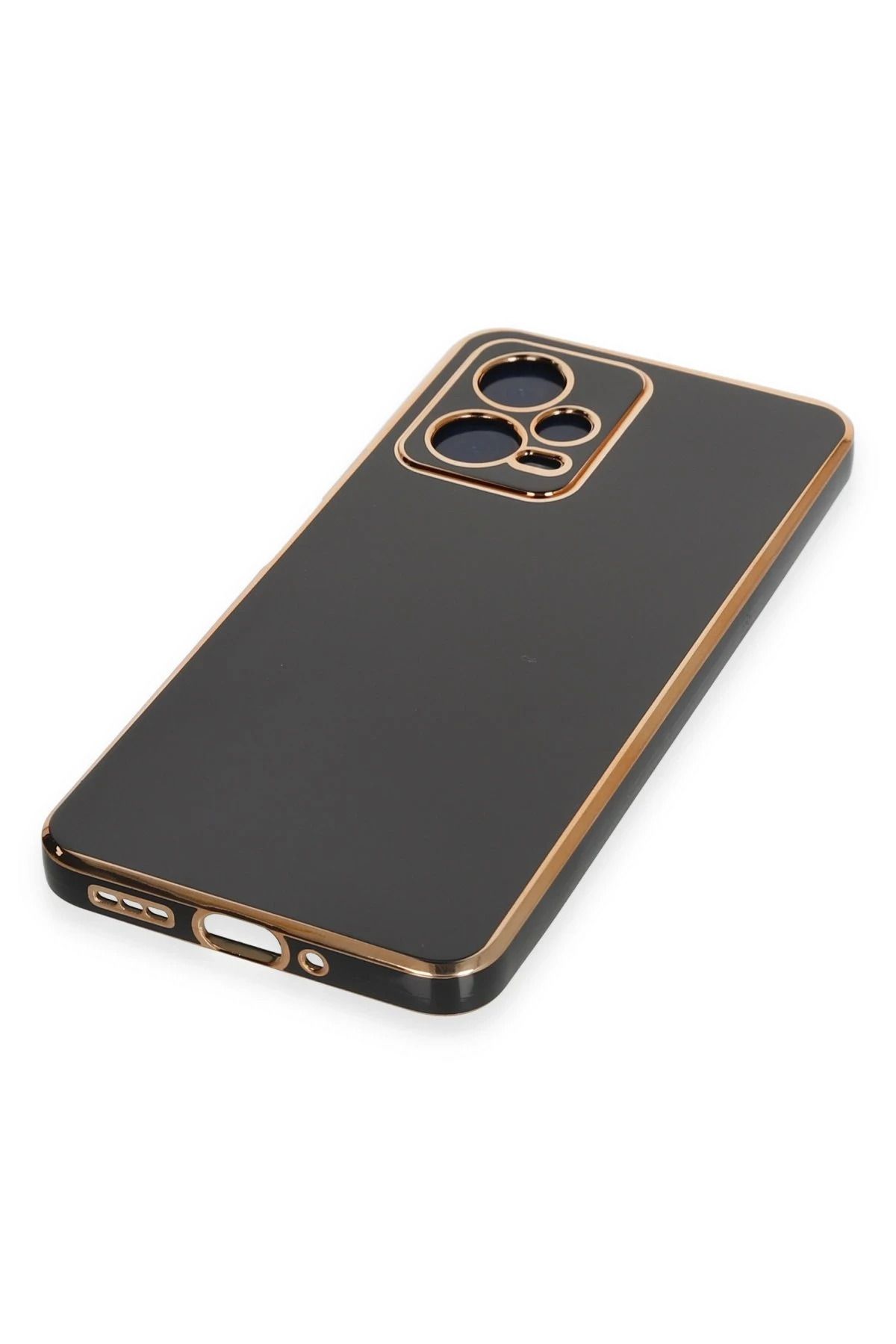 NewFace Xiaomi Poco X5 5G Kılıf Volet Silikon - Siyah NRMSA