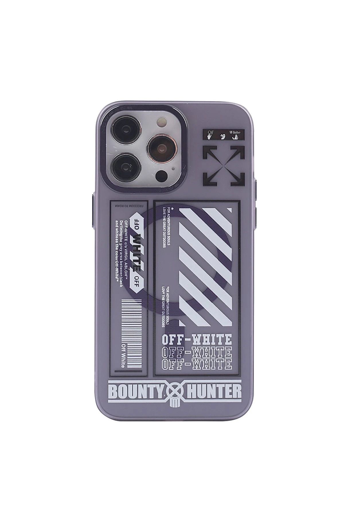 NewFace iPhone 14 Pro Kılıf Apollo Magneticsafe Desenli Kapak - Apollo Mor - 1 BSTMY