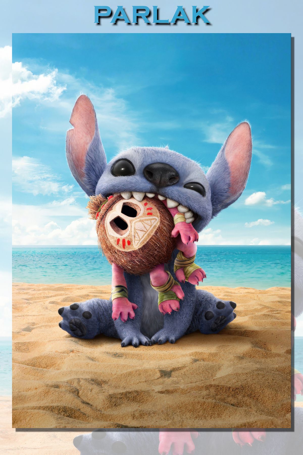 CALLWOOD Lilo ve Stiç, Stitch Çerçevesiz Film Tablo,Poster - Duvar Kağıdı Yüksek Kaliteli Baskı