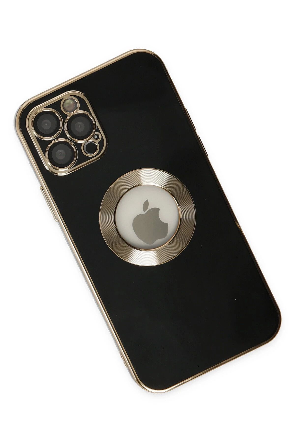 NewFace iPhone 12 Pro Max Kılıf Store Silikon - Siyah DPMAH