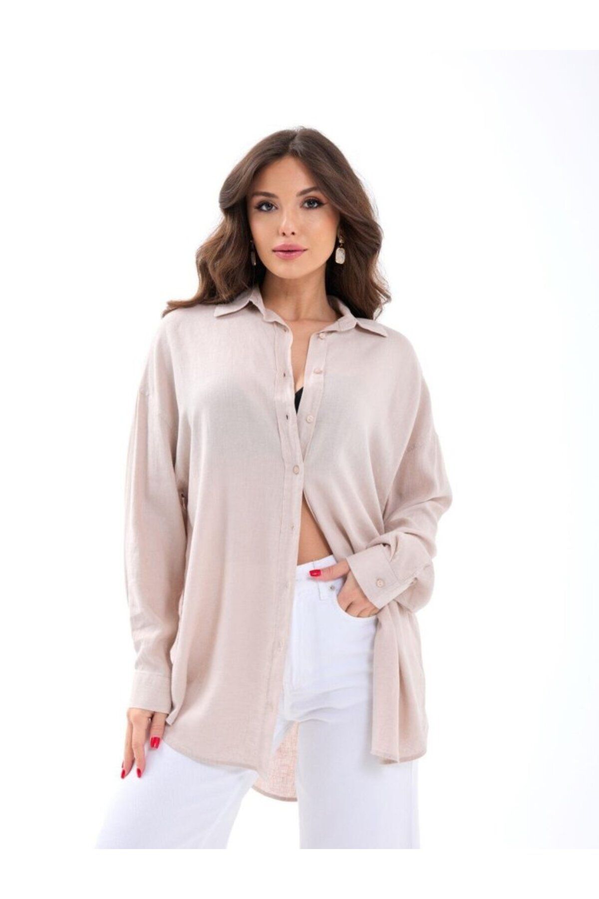 ARUZ MODA 7447 GÖMLEK-BEJ